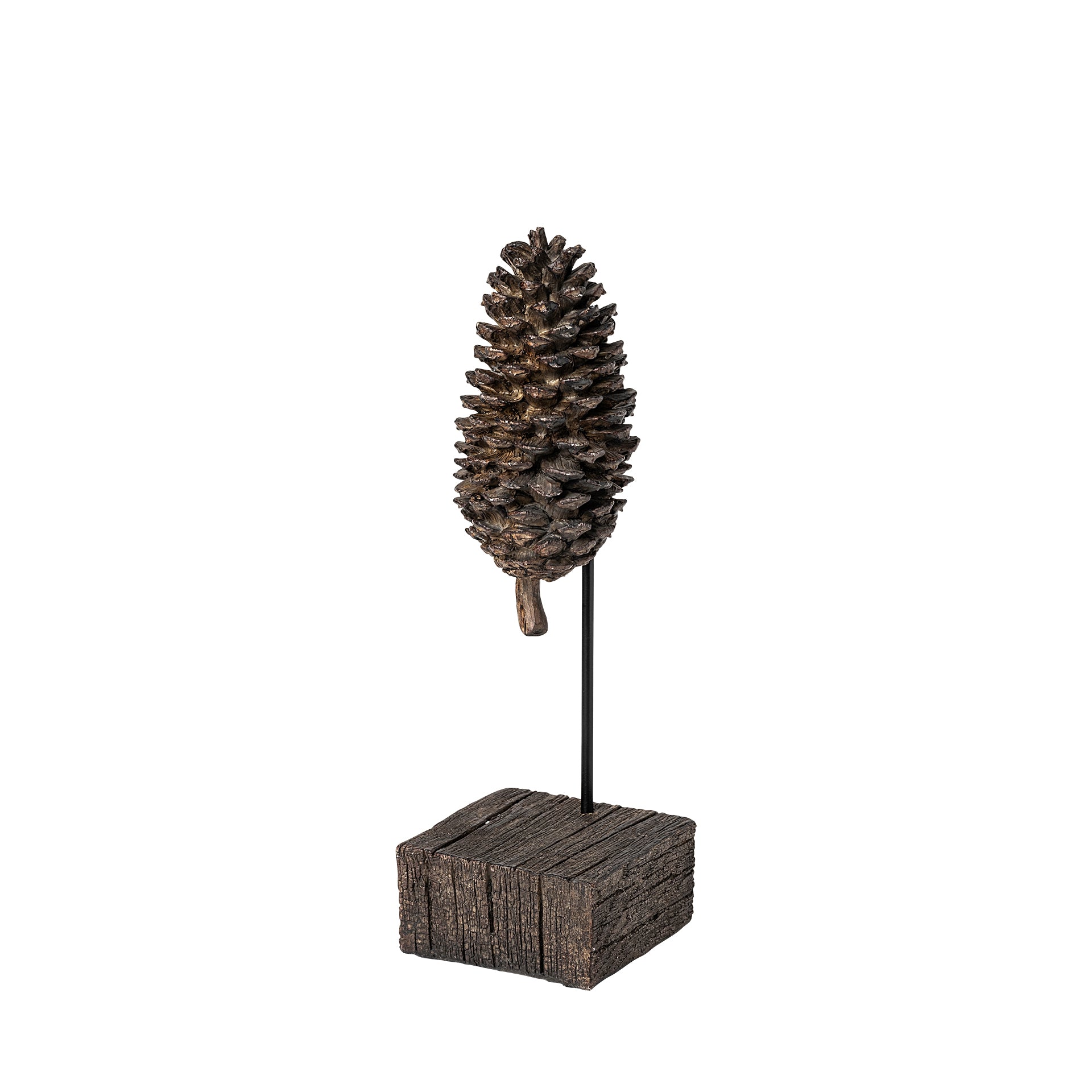 Pinterra Small Brown Resin Pinecone Replica