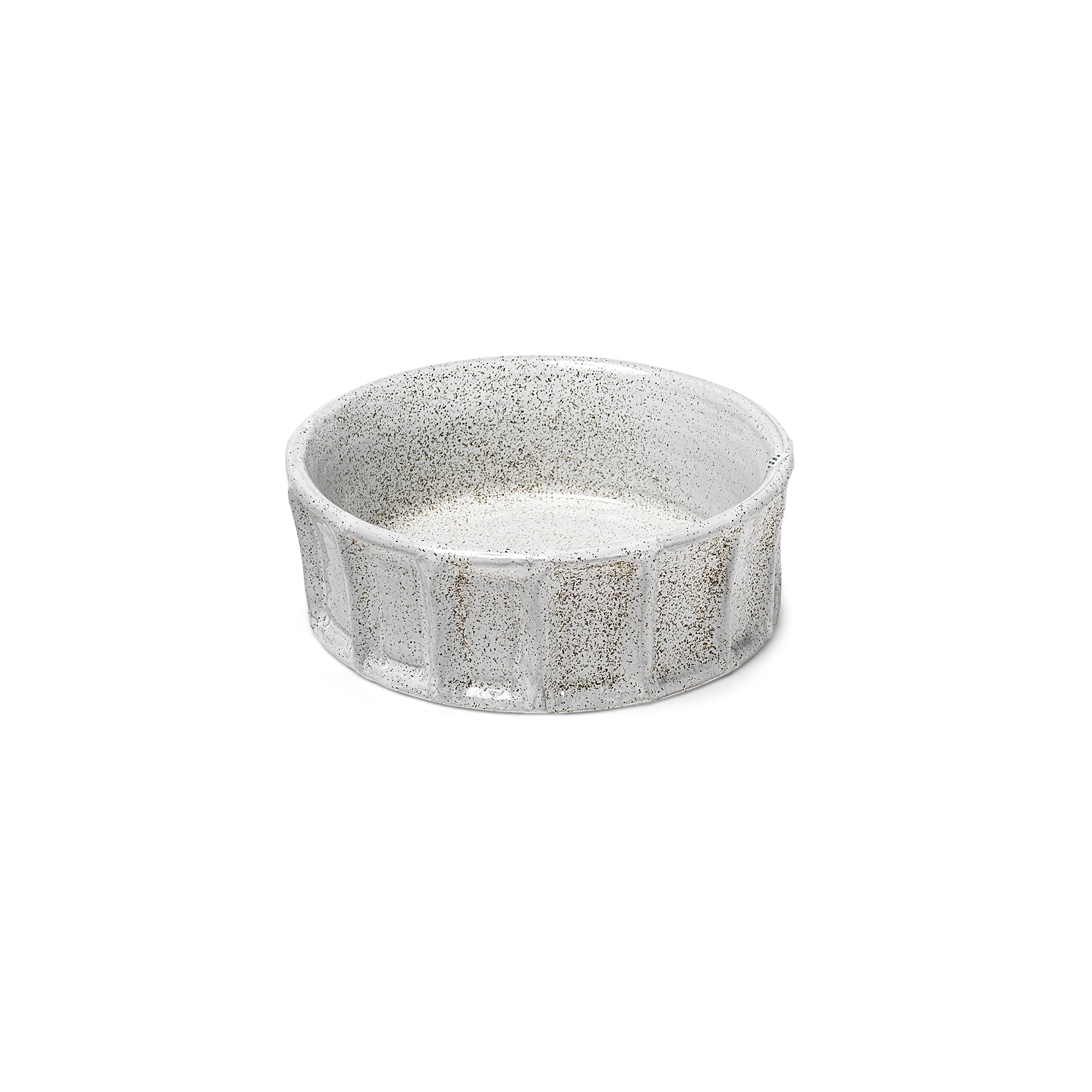 Silone White Ceramic Bowl