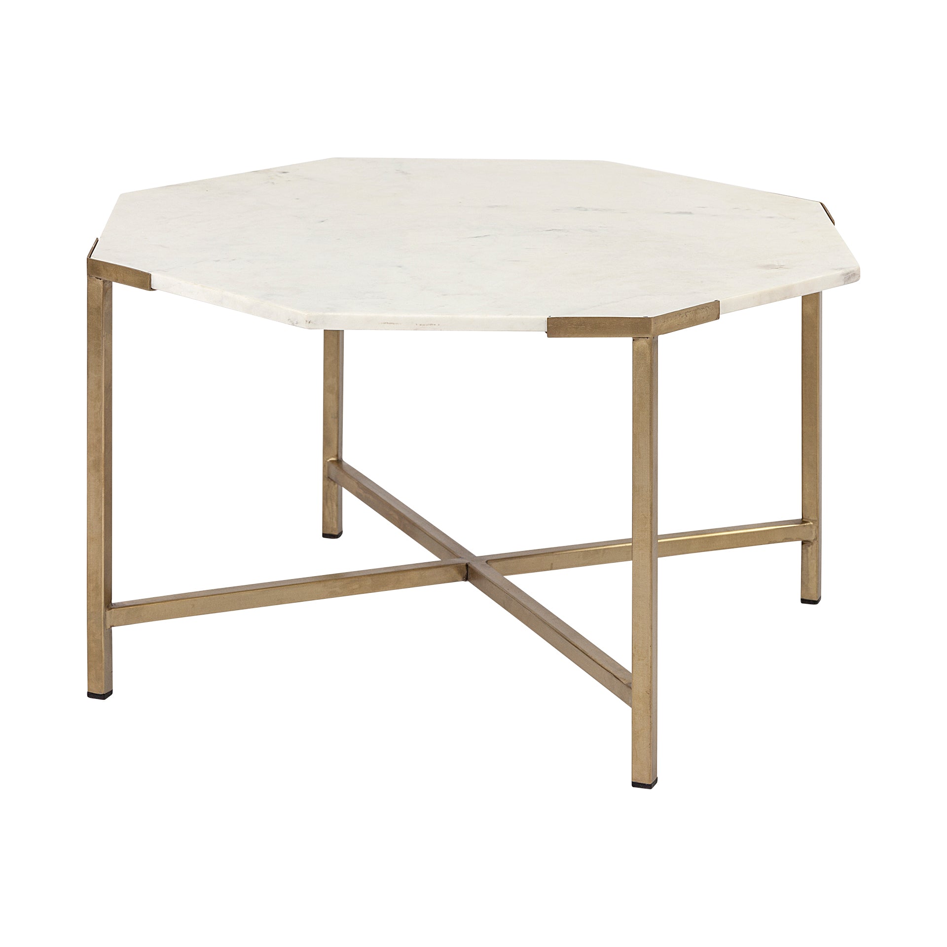 Vincent Octagonal White Marble Tabletop with Gold Metal Base Coffee Table Coffee Tables Mercana , Black Friday Sale Mercana Furniture Sale, Old Bones Co, Mid Century Furniture Sale, Four Hands Furniture, Black Friday Sale Vincent Octagonal White Marble Tabletop with Gold Metal Base Coffee Table,Gus Sale, Perigold Vincent Octagonal White Marble Tabletop with Gold Metal Base Coffee Table Coffee Tables Black Friday Sale , Perigold Sale Vincent Octagonal White Marble Tabletop with Gold Metal Base Coffee Table,V