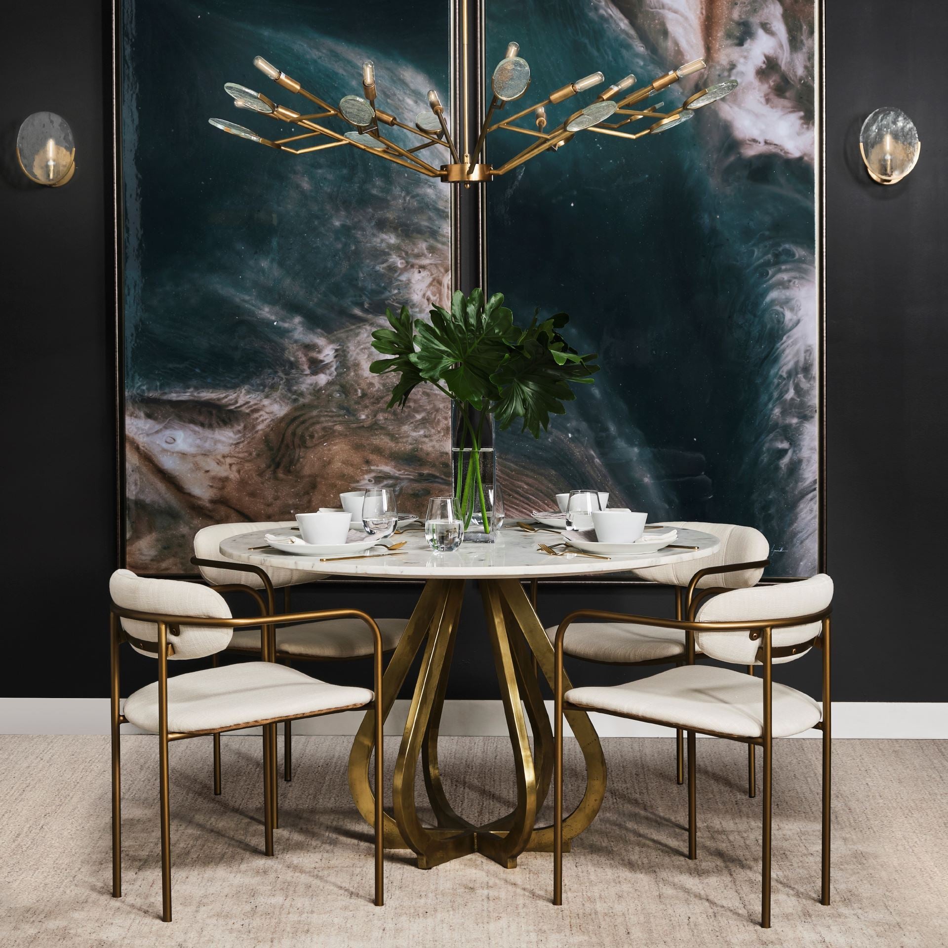 Laurent Marble Top Gold Metal Base Dining Table Dining Tables Mercana , Black Friday Sale Mercana Furniture Sale, Old Bones Co, Mid Century Furniture Sale, Four Hands Furniture, Black Friday Sale Laurent Marble Top Gold Metal Base Dining Table,Gus Sale, Perigold Laurent Marble Top Gold Metal Base Dining Table Dining Tables Black Friday Sale , Perigold Sale Laurent Marble Top Gold Metal Base Dining Table,Laurent Marble Top Gold Metal Base Dining Table Lulu and Georgia, Burke Decor Sale Laurent Marble Top Gol