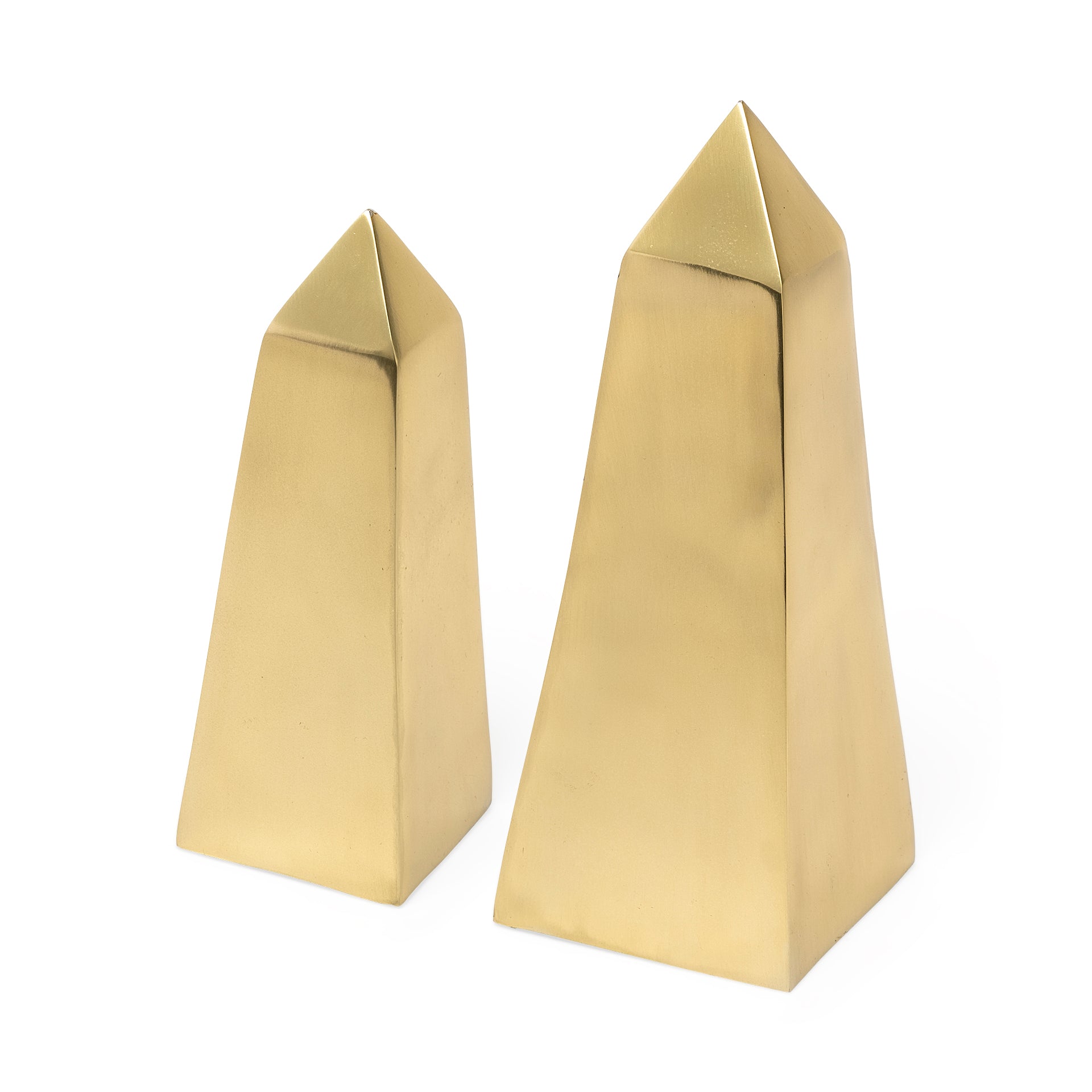 Giza Gold Elongated Pyramids - Set of 2