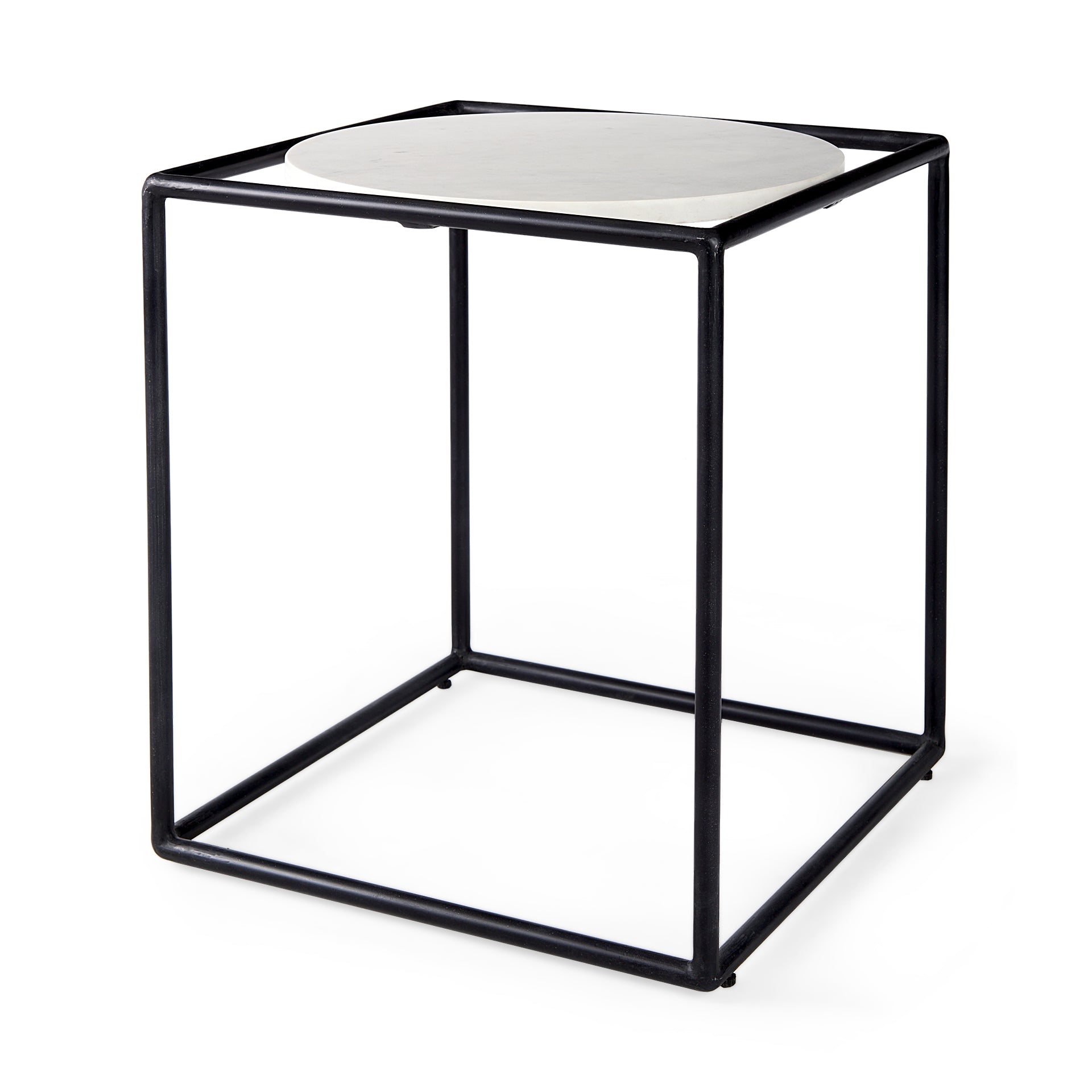 Austen Round White Marble Top with Black Metal Frame Side Table Side & End Tables Mercana , Black Friday Sale Mercana Furniture Sale, Old Bones Co, Mid Century Furniture Sale, Four Hands Furniture, Black Friday Sale Austen Round White Marble Top with Black Metal Frame Side Table,Gus Sale, Perigold Austen Round White Marble Top with Black Metal Frame Side Table Side & End Tables Black Friday Sale , Perigold Sale Austen Round White Marble Top with Black Metal Frame Side Table,Austen Round White Marble Top wit
