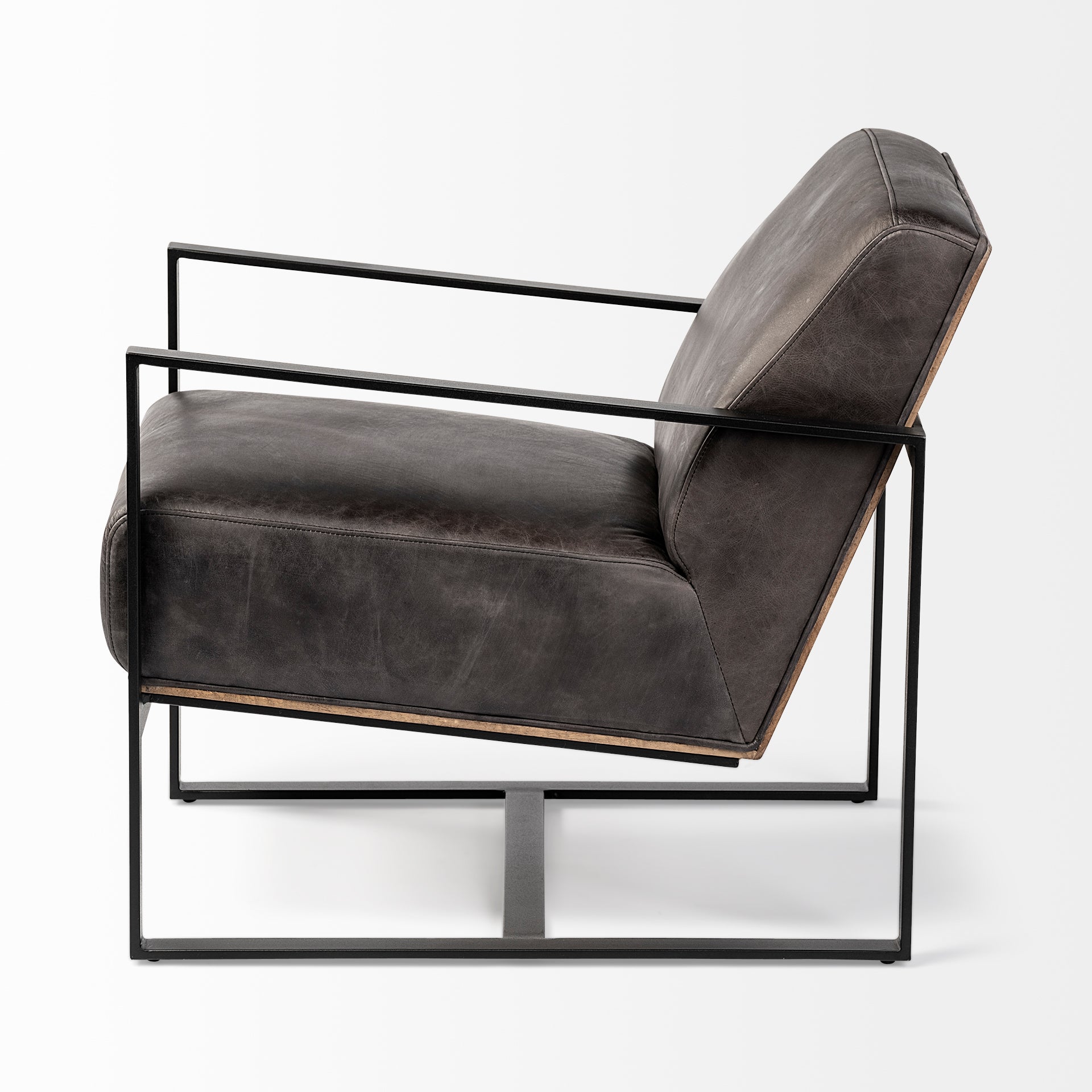 Stamford Black Genuine Leather Seat with Wood Back Metal Frame Accent Chair Accent Chairs Mercana , Black Friday Sale Mercana Furniture Sale, Old Bones Co, Mid Century Furniture Sale, Four Hands Furniture, Black Friday Sale Stamford Black Genuine Leather Seat with Wood Back Metal Frame Accent Chair,Gus Sale, Perigold Stamford Black Genuine Leather Seat with Wood Back Metal Frame Accent Chair Accent Chairs Black Friday Sale , Perigold Sale Stamford Black Genuine Leather Seat with Wood Back Metal Frame Accent