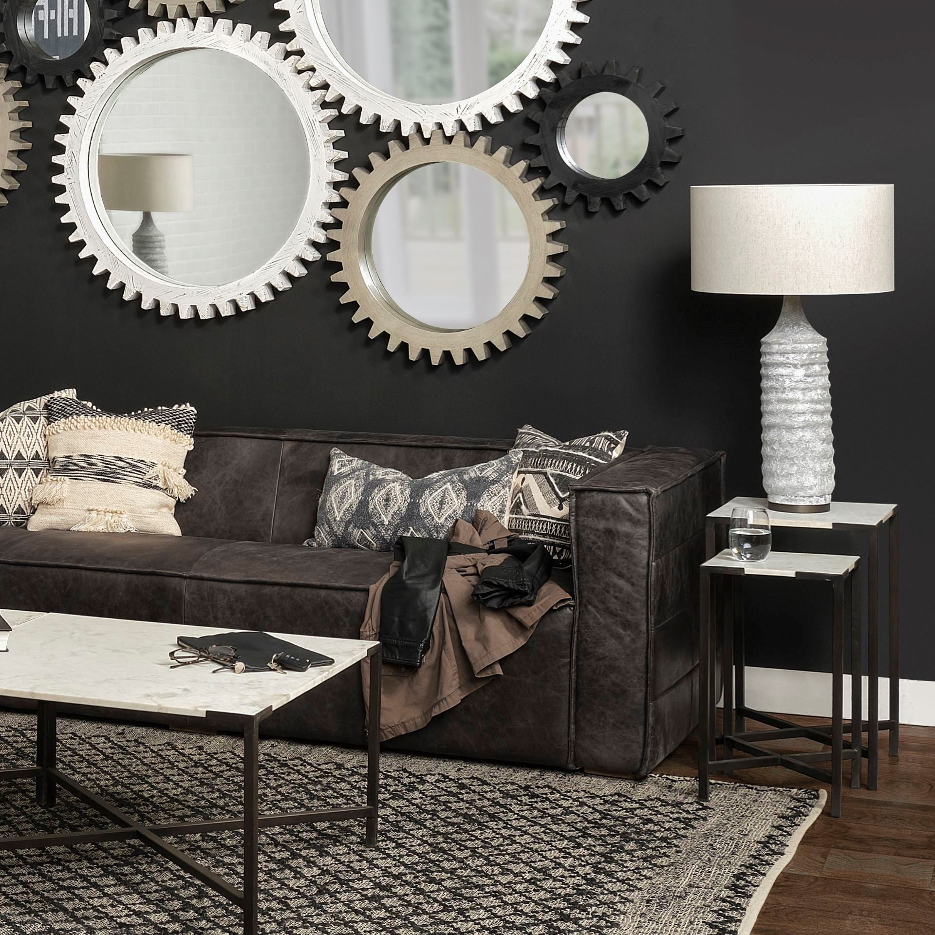 Lucas III White Marble with Black Iron Frame Accent Tables - Set of 2 Side & End Tables Mercana , Black Friday Sale Mercana Furniture Sale, Old Bones Co, Mid Century Furniture Sale, Four Hands Furniture, Black Friday Sale Lucas III White Marble with Black Iron Frame Accent Tables - Set of 2,Gus Sale, Perigold Lucas III White Marble with Black Iron Frame Accent Tables - Set of 2 Side & End Tables Black Friday Sale , Perigold Sale Lucas III White Marble with Black Iron Frame Accent Tables - Set of 2,Lucas III