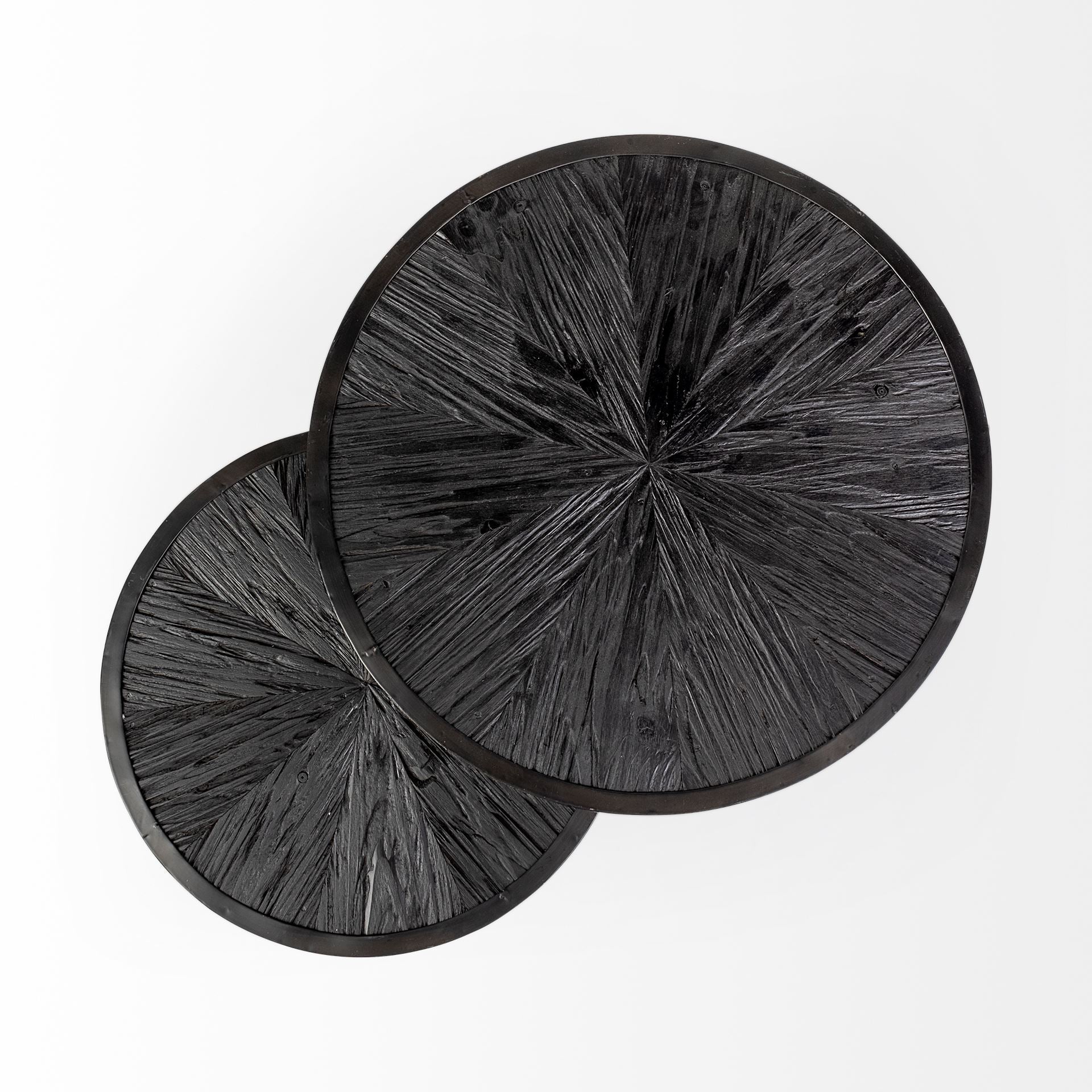 Chakra Round Dark Wood Top Black Frame Accent Tables - Set of 2 Side & End Tables Mercana , Black Friday Sale Mercana Furniture Sale, Old Bones Co, Mid Century Furniture Sale, Four Hands Furniture, Black Friday Sale Chakra Round Dark Wood Top Black Frame Accent Tables - Set of 2,Gus Sale, Perigold Chakra Round Dark Wood Top Black Frame Accent Tables - Set of 2 Side & End Tables Black Friday Sale , Perigold Sale Chakra Round Dark Wood Top Black Frame Accent Tables - Set of 2,Chakra Round Dark Wood Top Black 