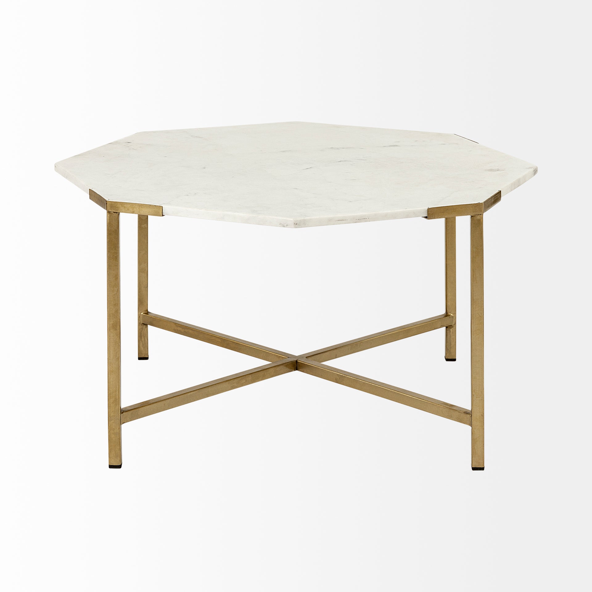 Vincent Octagonal White Marble Tabletop with Gold Metal Base Coffee Table Coffee Tables Mercana , Black Friday Sale Mercana Furniture Sale, Old Bones Co, Mid Century Furniture Sale, Four Hands Furniture, Black Friday Sale Vincent Octagonal White Marble Tabletop with Gold Metal Base Coffee Table,Gus Sale, Perigold Vincent Octagonal White Marble Tabletop with Gold Metal Base Coffee Table Coffee Tables Black Friday Sale , Perigold Sale Vincent Octagonal White Marble Tabletop with Gold Metal Base Coffee Table,V