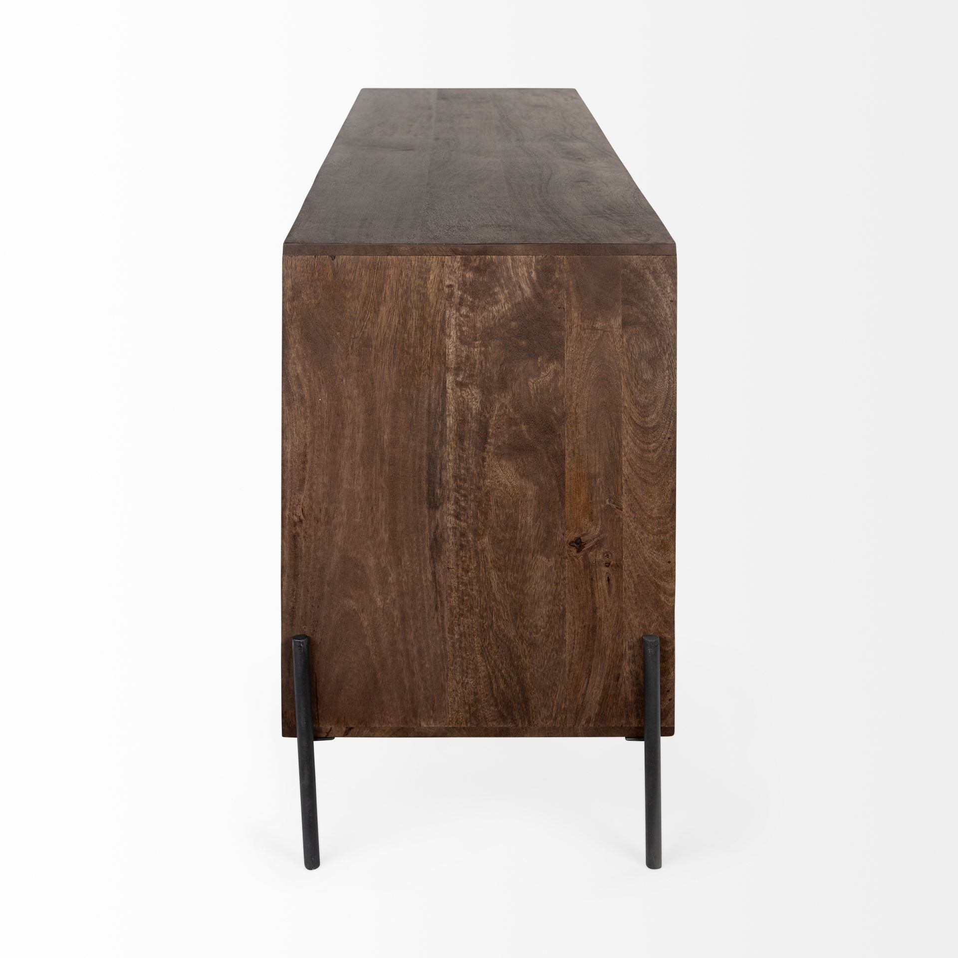 Glenn VI Dark Brown Wood Frame with Black Iron Accent 6-Drawer 2-Door Cabinet Sideboard Credenzas & Sideboards Mercana , Black Friday Sale Mercana Furniture Sale, Old Bones Co, Mid Century Furniture Sale, Four Hands Furniture, Black Friday Sale Glenn VI Dark Brown Wood Frame with Black Iron Accent 6-Drawer 2-Door Cabinet Sideboard,Gus Sale, Perigold Glenn VI Dark Brown Wood Frame with Black Iron Accent 6-Drawer 2-Door Cabinet Sideboard Credenzas & Sideboards Black Friday Sale , Perigold Sale Glenn VI Dark B