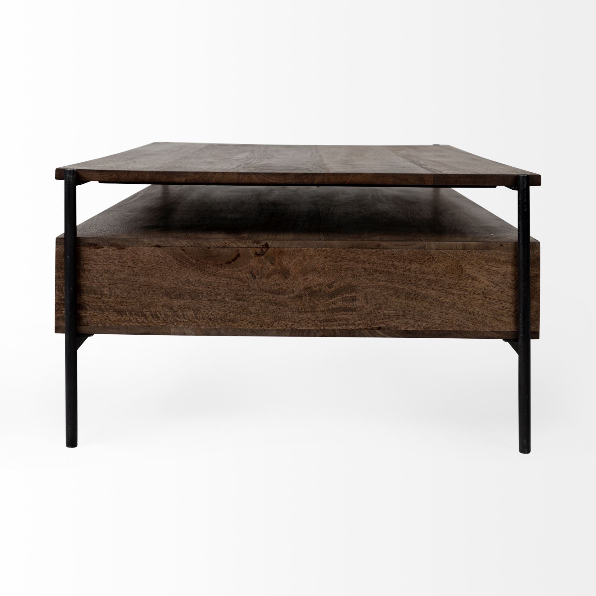 Glenn II Dark Brown Wood with Black Iron Frame 3-Drawers Rectangular Coffee Table Coffee Tables Mercana , Black Friday Sale Mercana Furniture Sale, Old Bones Co, Mid Century Furniture Sale, Four Hands Furniture, Black Friday Sale Glenn II Dark Brown Wood with Black Iron Frame 3-Drawers Rectangular Coffee Table,Gus Sale, Perigold Glenn II Dark Brown Wood with Black Iron Frame 3-Drawers Rectangular Coffee Table Coffee Tables Black Friday Sale , Perigold Sale Glenn II Dark Brown Wood with Black Iron Frame 3-Dr