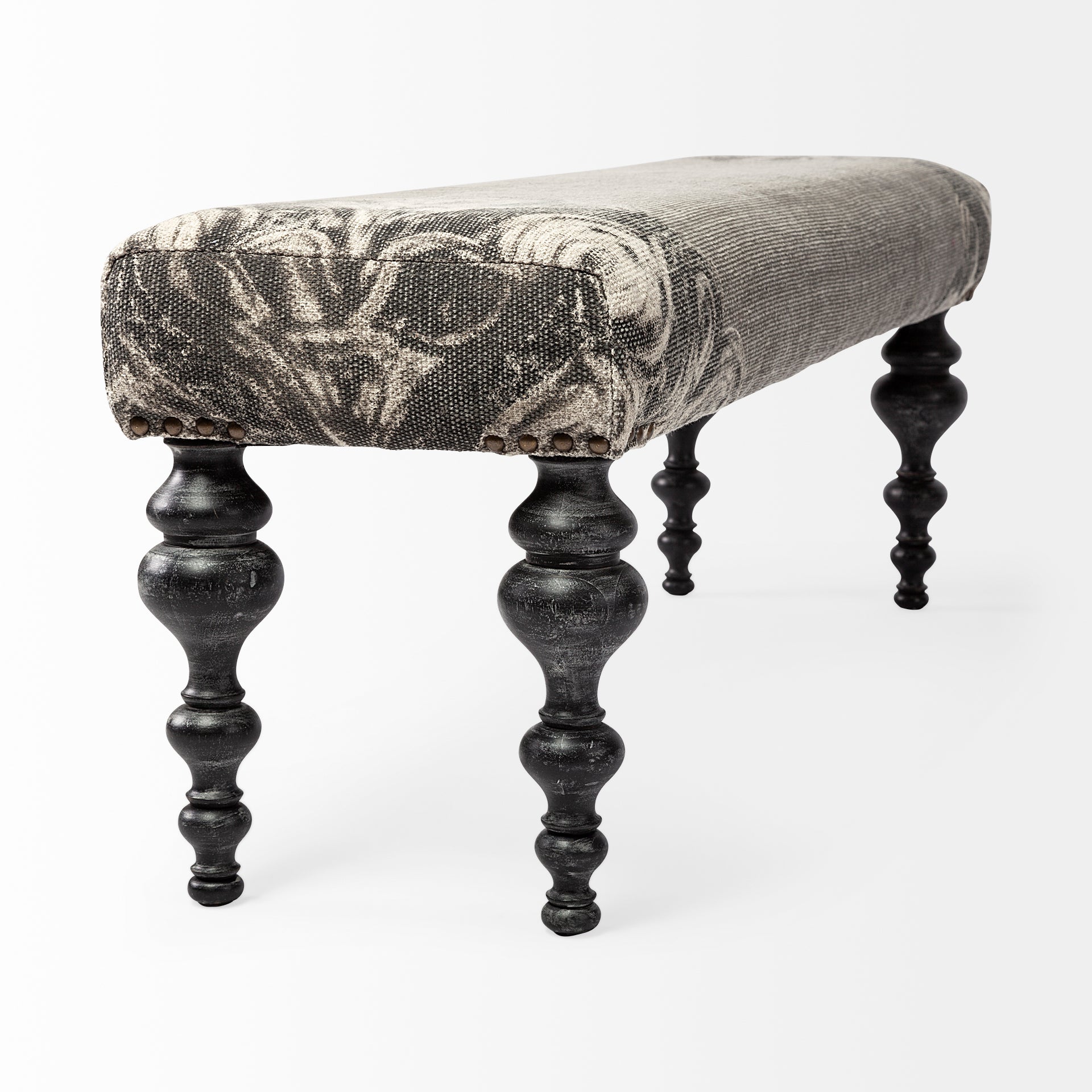 Alhambra Upholstered Gray Seat with Black Wood Legs Accent Bench Benches Mercana , Black Friday Sale Mercana Furniture Sale, Old Bones Co, Mid Century Furniture Sale, Four Hands Furniture, Black Friday Sale Alhambra Upholstered Gray Seat with Black Wood Legs Accent Bench,Gus Sale, Perigold Alhambra Upholstered Gray Seat with Black Wood Legs Accent Bench Benches Black Friday Sale , Perigold Sale Alhambra Upholstered Gray Seat with Black Wood Legs Accent Bench,Alhambra Upholstered Gray Seat with Black Wood Le