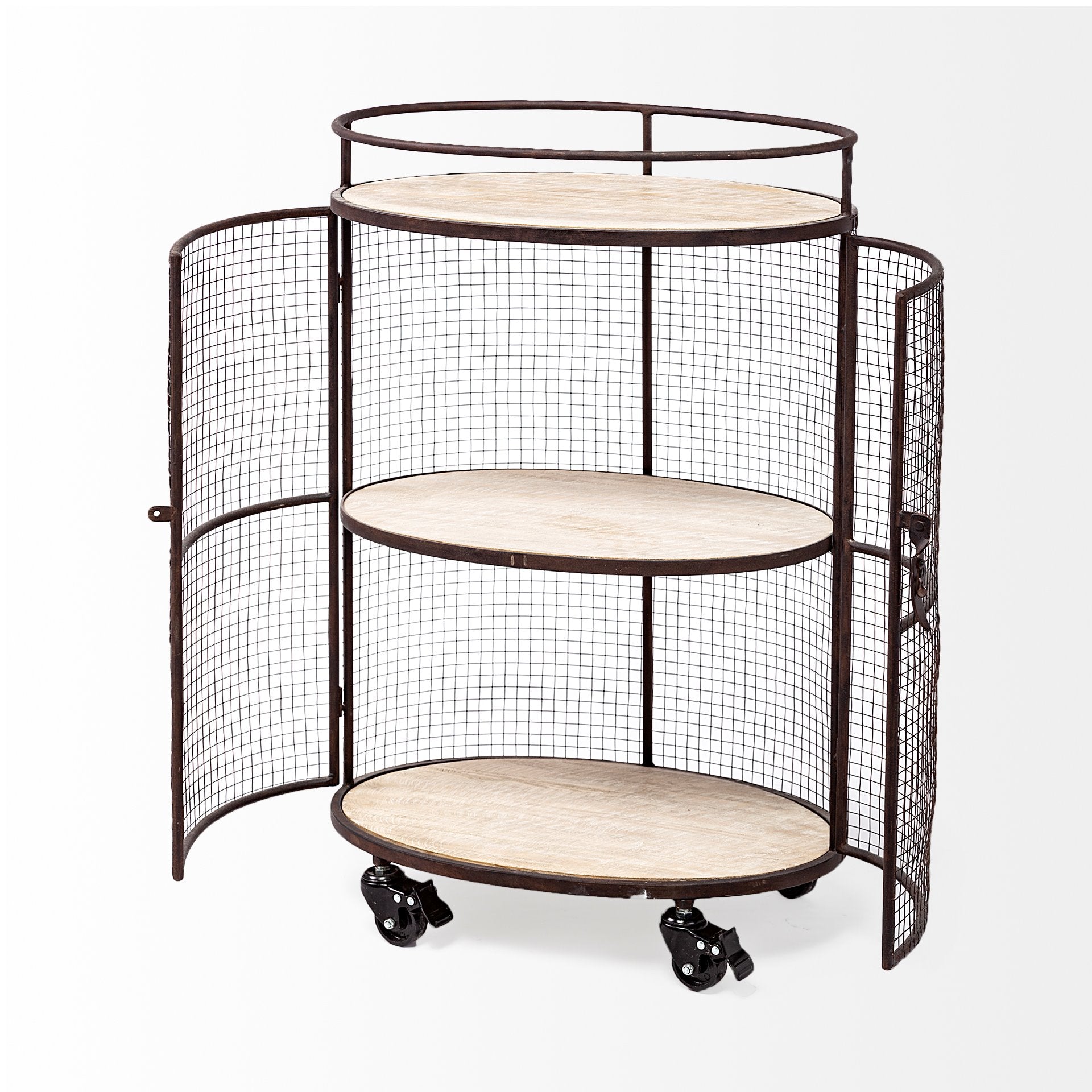 Saluti II Cage with 3 Wood Shelves Oval Bar Cart Carts Mercana , Black Friday Sale Mercana Furniture Sale, Old Bones Co, Mid Century Furniture Sale, Four Hands Furniture, Black Friday Sale Saluti II Cage with 3 Wood Shelves Oval Bar Cart,Gus Sale, Perigold Saluti II Cage with 3 Wood Shelves Oval Bar Cart Carts Black Friday Sale , Perigold Sale Saluti II Cage with 3 Wood Shelves Oval Bar Cart,Saluti II Cage with 3 Wood Shelves Oval Bar Cart Lulu and Georgia, Burke Decor Sale Saluti II Cage with 3 Wood Shelve