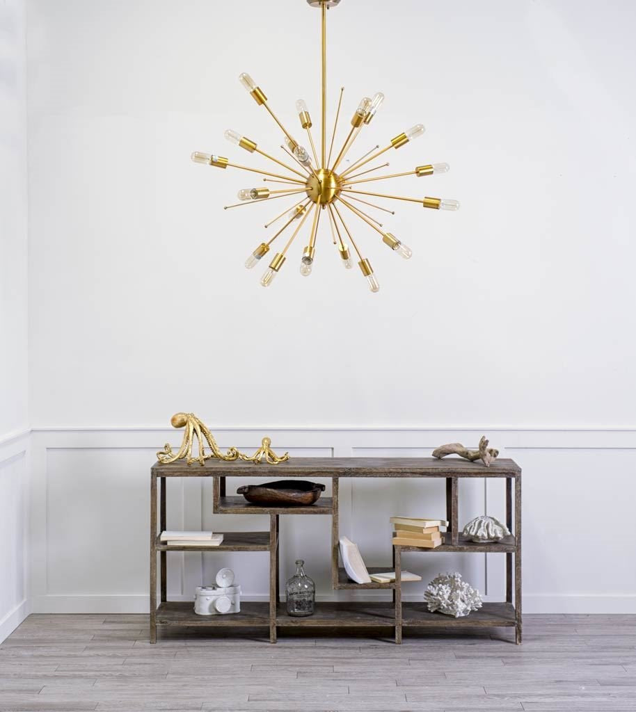 Edisonna II Gold Sputnik Twenty Bulb Chandelier
