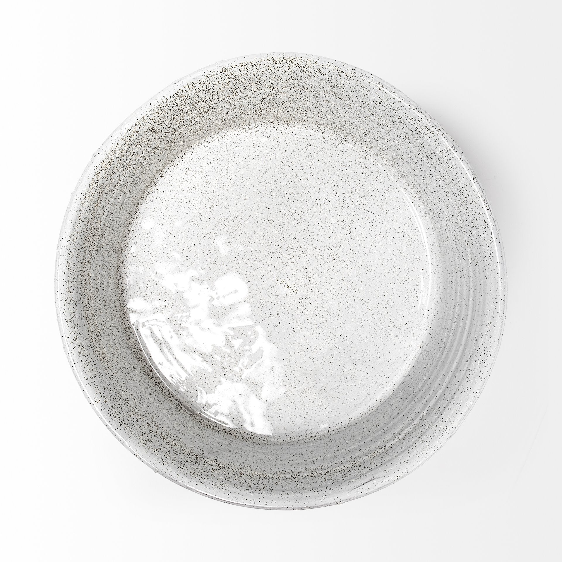 Silone White Ceramic Bowl
