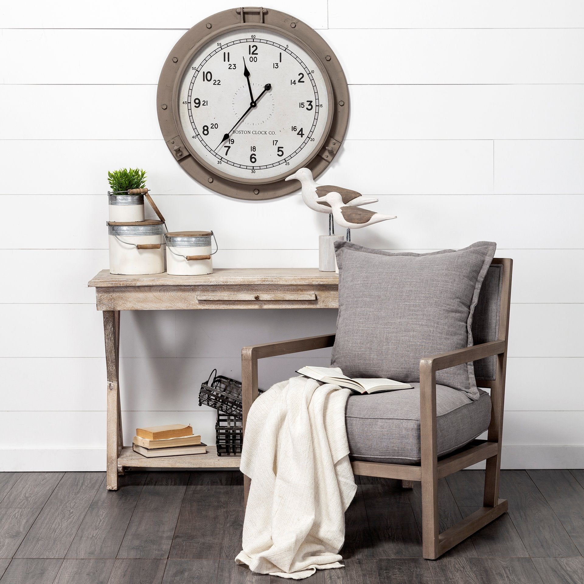 Alani White Metal Storage Boxes - Set of 3