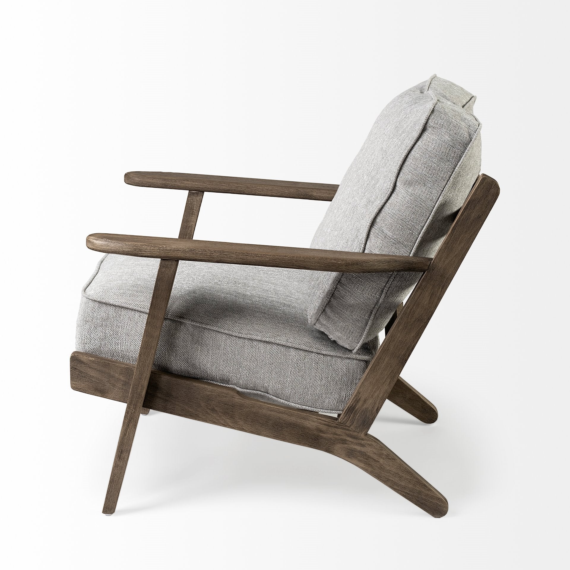 Olympus Fabric Covered Wooden Frame Accent Chair