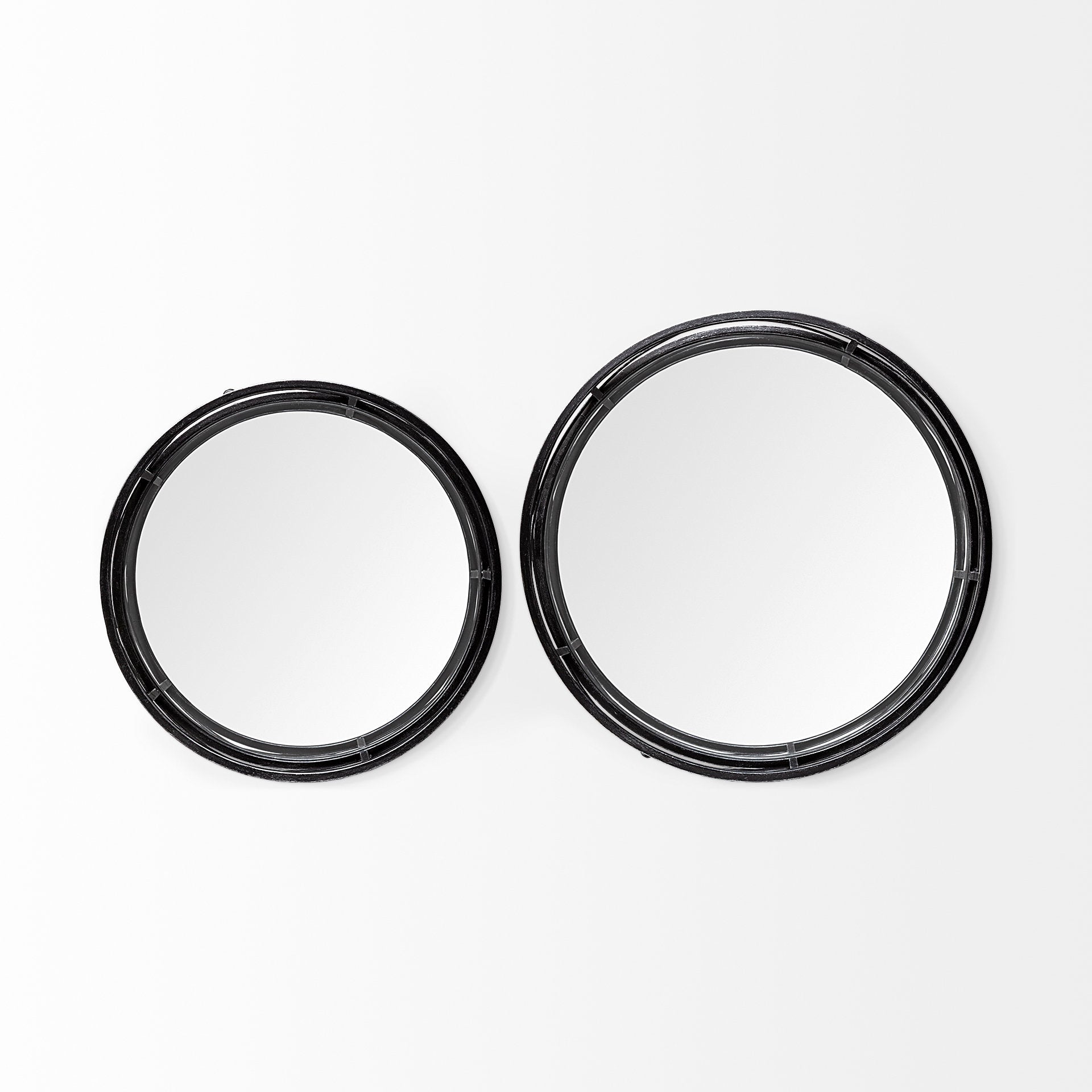 Piers Black Metal Mirrored Round Trays - Set of 2 Trays & Containers Mercana , Black Friday Sale Mercana Furniture Sale, Old Bones Co, Mid Century Furniture Sale, Four Hands Furniture, Black Friday Sale Piers Black Metal Mirrored Round Trays - Set of 2,Gus Sale, Perigold Piers Black Metal Mirrored Round Trays - Set of 2 Trays & Containers Black Friday Sale , Perigold Sale Piers Black Metal Mirrored Round Trays - Set of 2,Piers Black Metal Mirrored Round Trays - Set of 2 Lulu and Georgia, Burke Decor Sale Pi