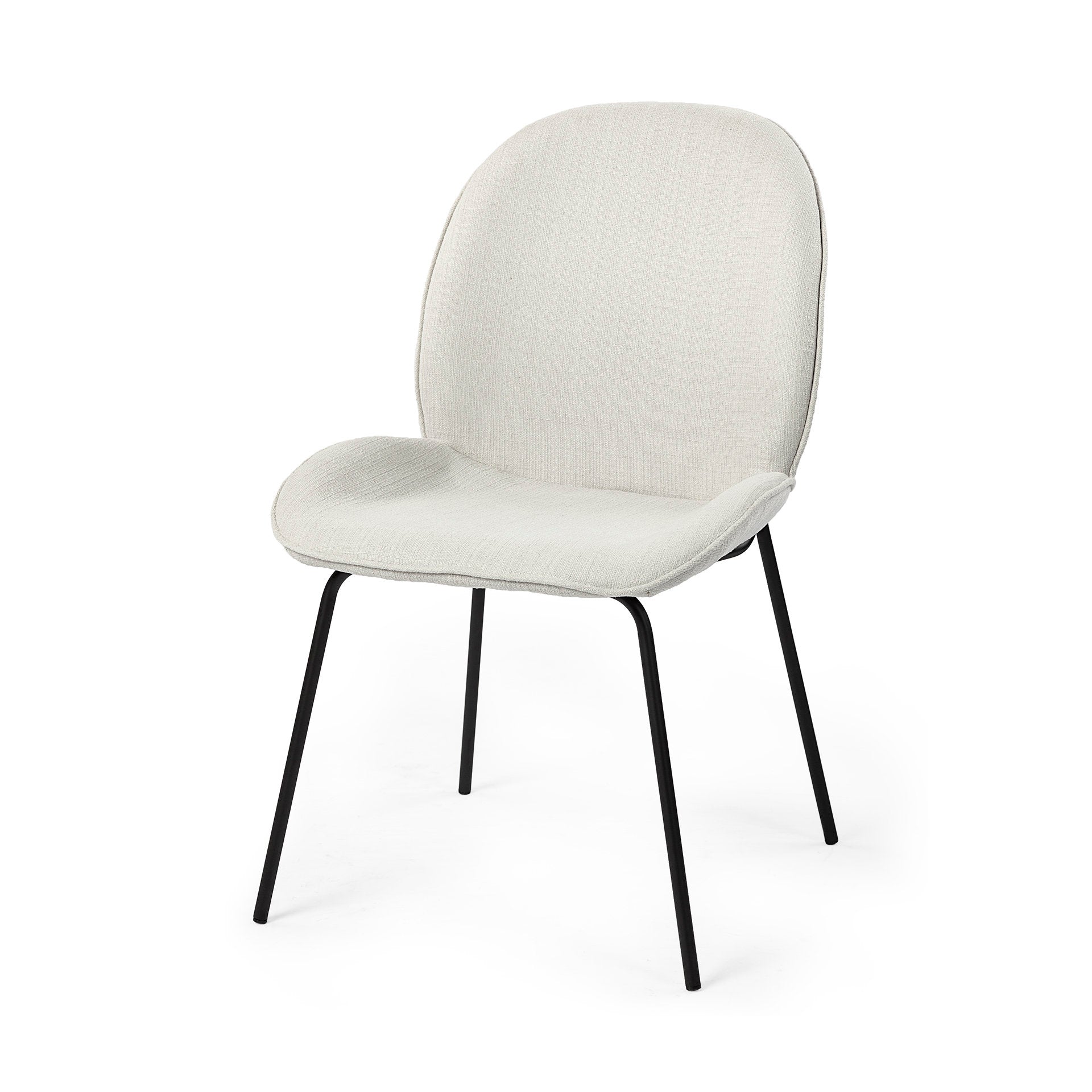 Inala White Fabric Seat Black Metal Frame Dining Chair Dining Chairs Mercana , Black Friday Sale Mercana Furniture Sale, Old Bones Co, Mid Century Furniture Sale, Four Hands Furniture, Black Friday Sale Inala White Fabric Seat Black Metal Frame Dining Chair,Gus Sale, Perigold Inala White Fabric Seat Black Metal Frame Dining Chair Dining Chairs Black Friday Sale , Perigold Sale Inala White Fabric Seat Black Metal Frame Dining Chair,Inala White Fabric Seat Black Metal Frame Dining Chair Lulu and Georgia, Burk