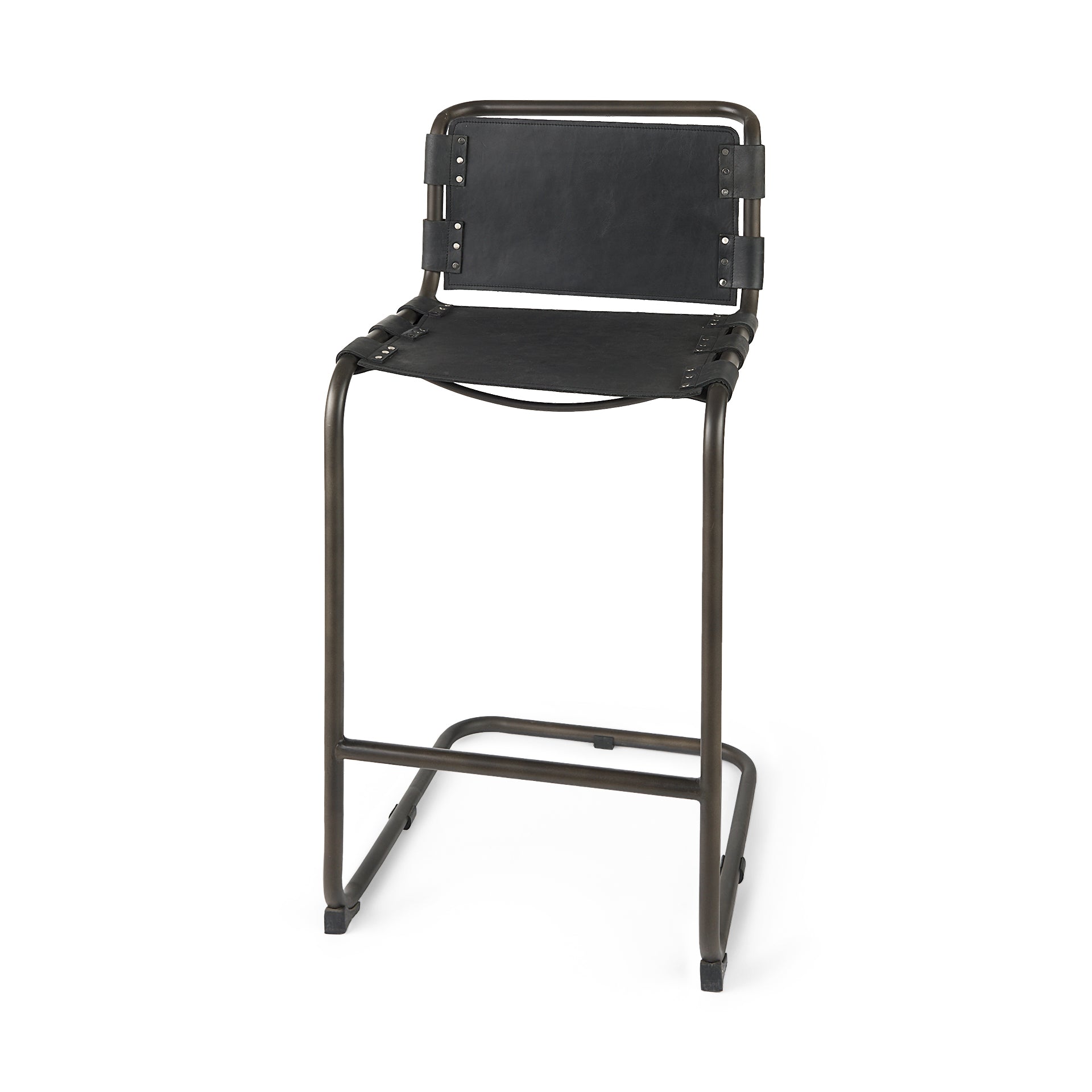 Berbick 43"H Iron Frame Bar Stool