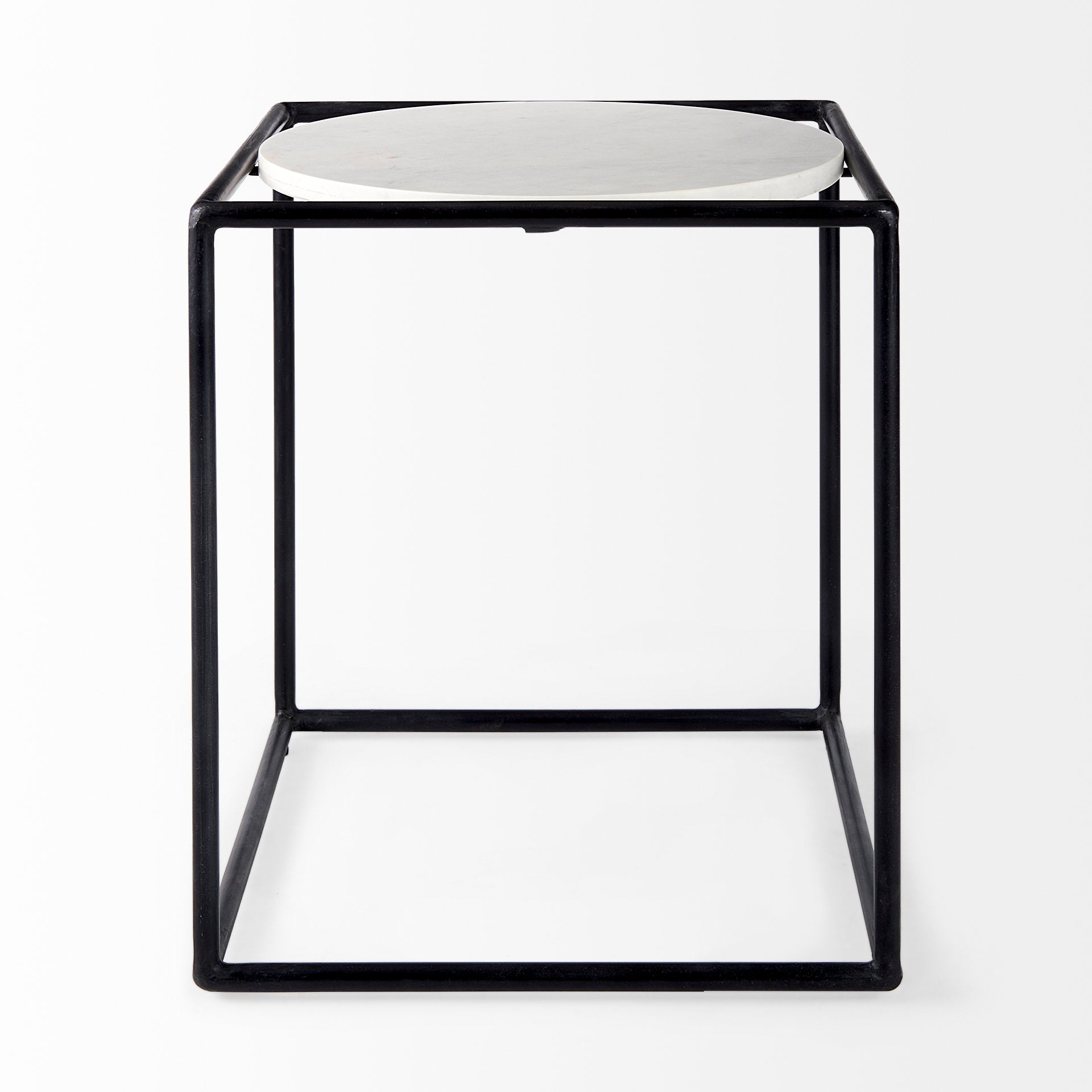 Austen Round White Marble Top with Black Metal Frame Side Table Side & End Tables Mercana , Black Friday Sale Mercana Furniture Sale, Old Bones Co, Mid Century Furniture Sale, Four Hands Furniture, Black Friday Sale Austen Round White Marble Top with Black Metal Frame Side Table,Gus Sale, Perigold Austen Round White Marble Top with Black Metal Frame Side Table Side & End Tables Black Friday Sale , Perigold Sale Austen Round White Marble Top with Black Metal Frame Side Table,Austen Round White Marble Top wit