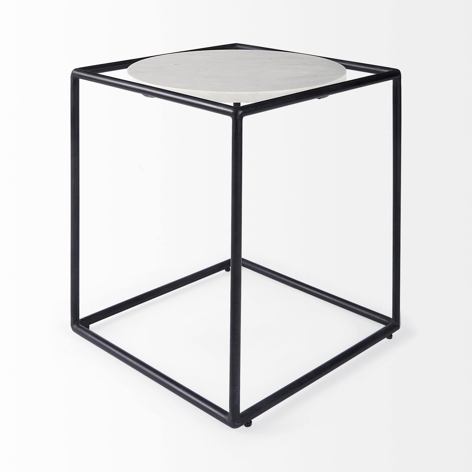 Austen Round White Marble Top with Black Metal Frame Side Table Side & End Tables Mercana , Black Friday Sale Mercana Furniture Sale, Old Bones Co, Mid Century Furniture Sale, Four Hands Furniture, Black Friday Sale Austen Round White Marble Top with Black Metal Frame Side Table,Gus Sale, Perigold Austen Round White Marble Top with Black Metal Frame Side Table Side & End Tables Black Friday Sale , Perigold Sale Austen Round White Marble Top with Black Metal Frame Side Table,Austen Round White Marble Top wit