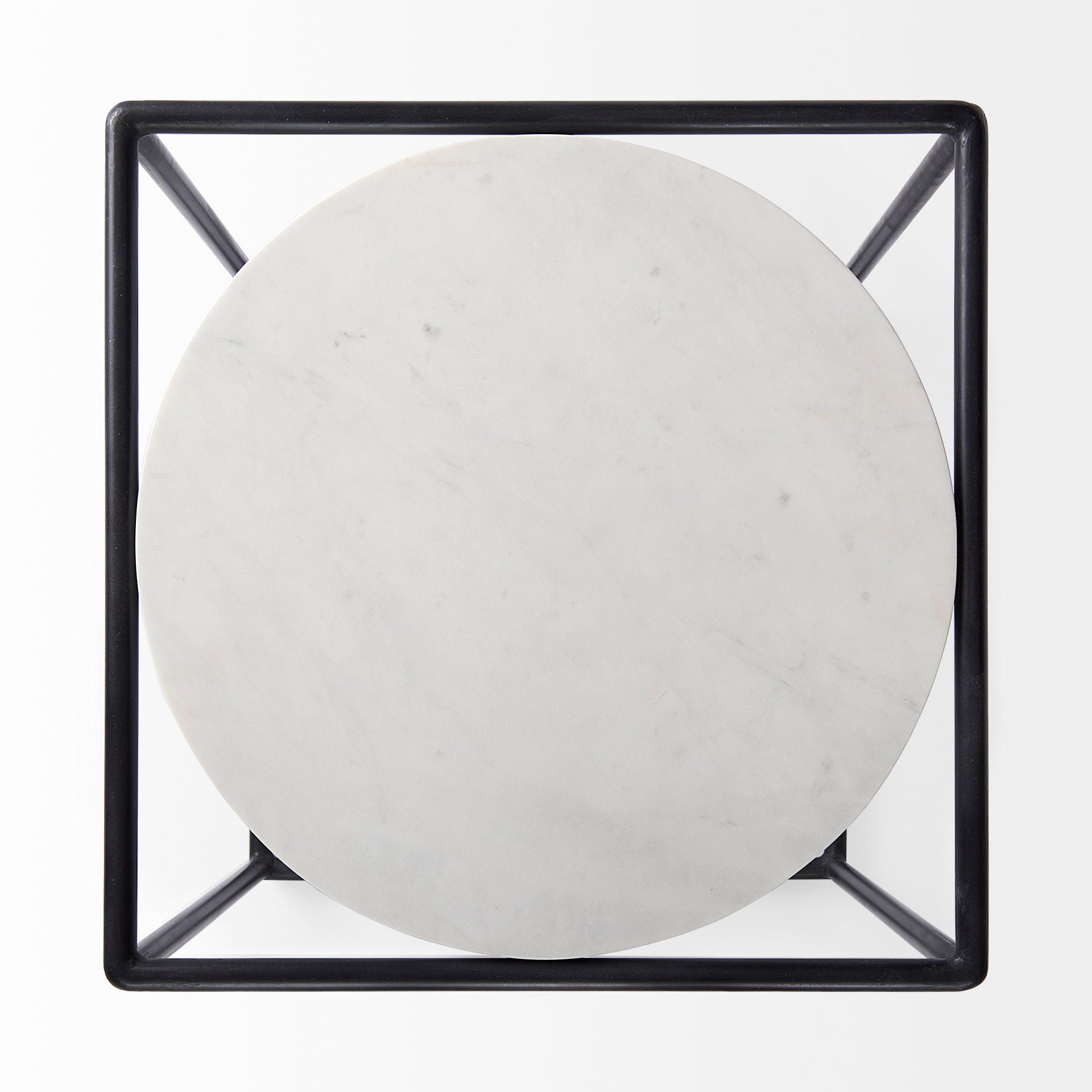 Austen Round White Marble Top with Black Metal Frame Side Table Side & End Tables Mercana , Black Friday Sale Mercana Furniture Sale, Old Bones Co, Mid Century Furniture Sale, Four Hands Furniture, Black Friday Sale Austen Round White Marble Top with Black Metal Frame Side Table,Gus Sale, Perigold Austen Round White Marble Top with Black Metal Frame Side Table Side & End Tables Black Friday Sale , Perigold Sale Austen Round White Marble Top with Black Metal Frame Side Table,Austen Round White Marble Top wit