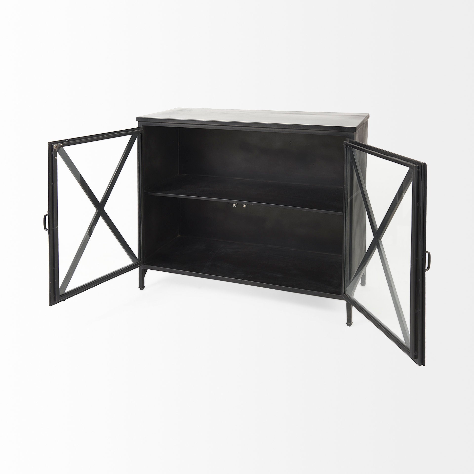 Poppy Black Metal with Glass Door Accent Cabinet Credenzas & Sideboards Mercana , Black Friday Sale Mercana Furniture Sale, Old Bones Co, Mid Century Furniture Sale, Four Hands Furniture, Black Friday Sale Poppy Black Metal with Glass Door Accent Cabinet,Gus Sale, Perigold Poppy Black Metal with Glass Door Accent Cabinet Credenzas & Sideboards Black Friday Sale , Perigold Sale Poppy Black Metal with Glass Door Accent Cabinet,Poppy Black Metal with Glass Door Accent Cabinet Lulu and Georgia, Burke Decor Sale