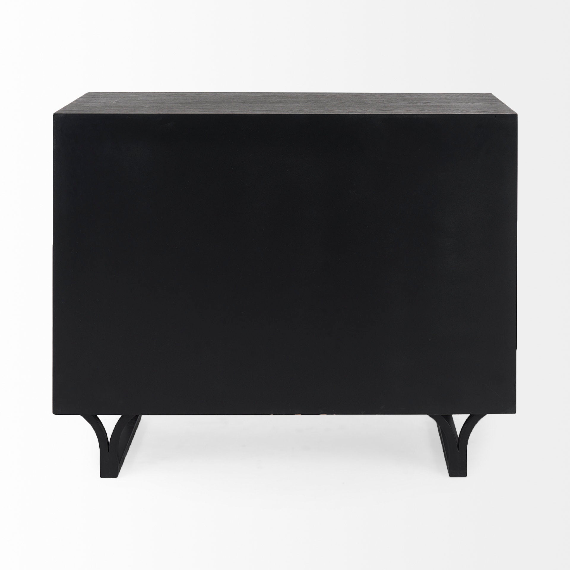 Giselle I Dark Brown Fir Veneer 3 Drawer Accent Cabinet