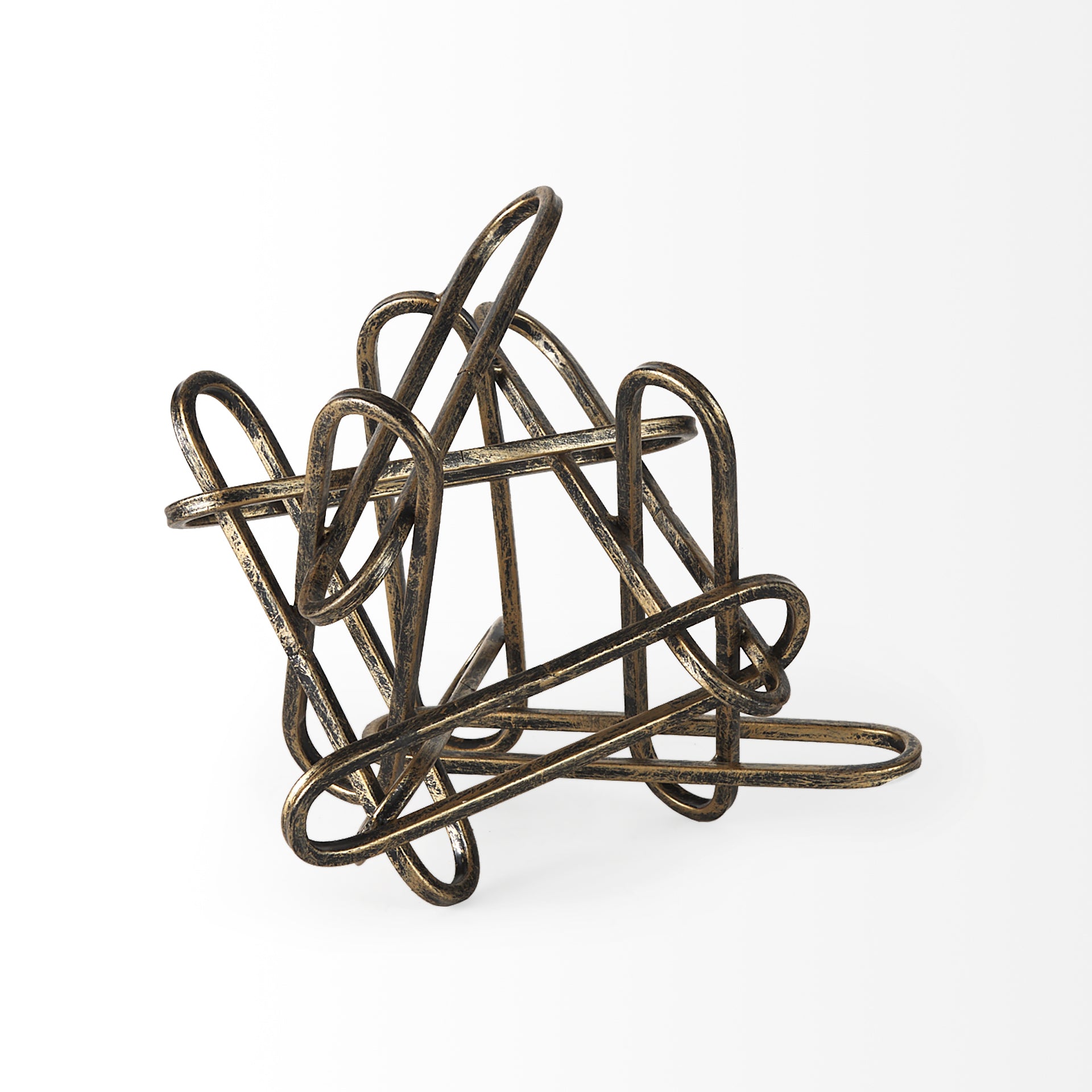 Henderson II Gold Metal Paperclip Object