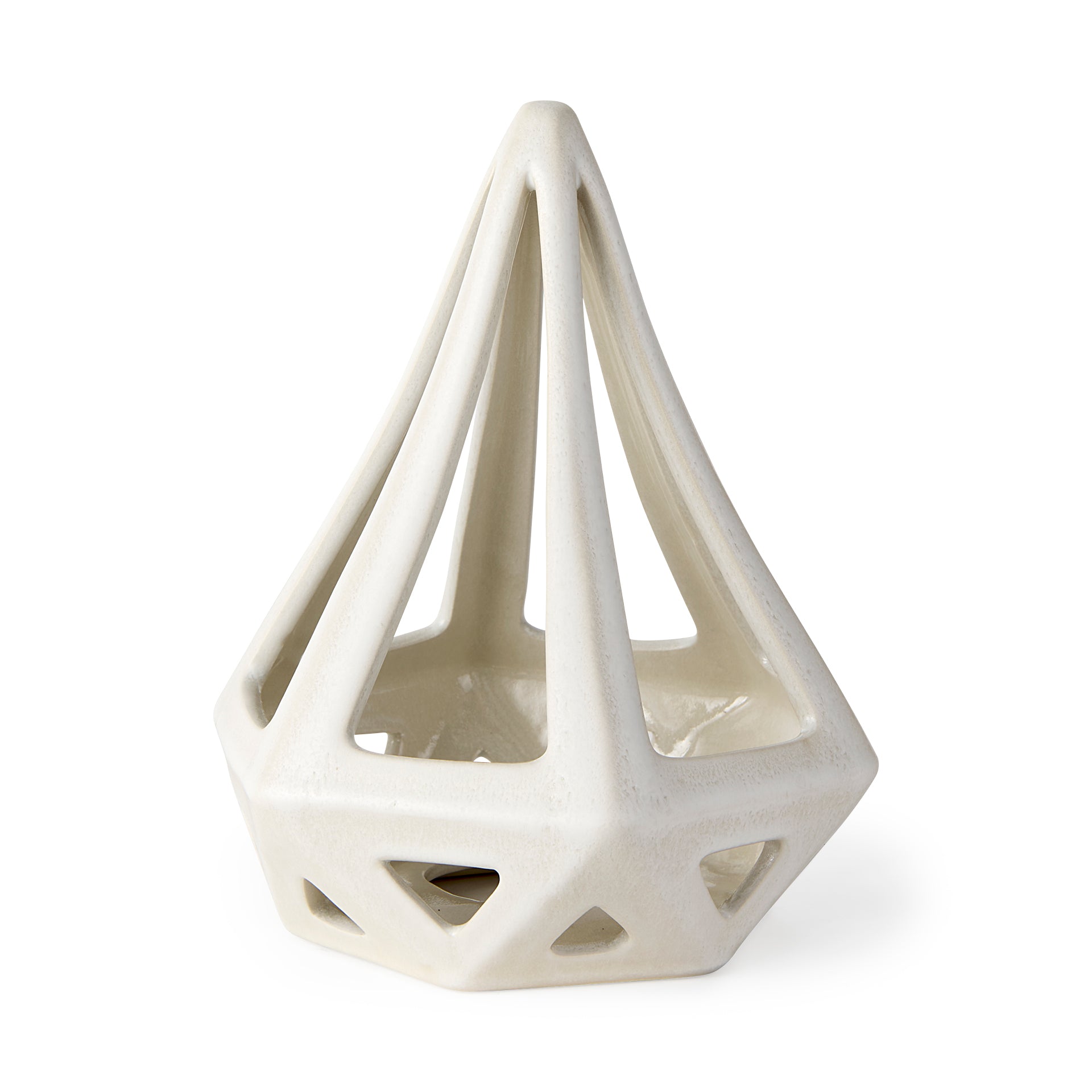 Hood Geometric Ceramic Object