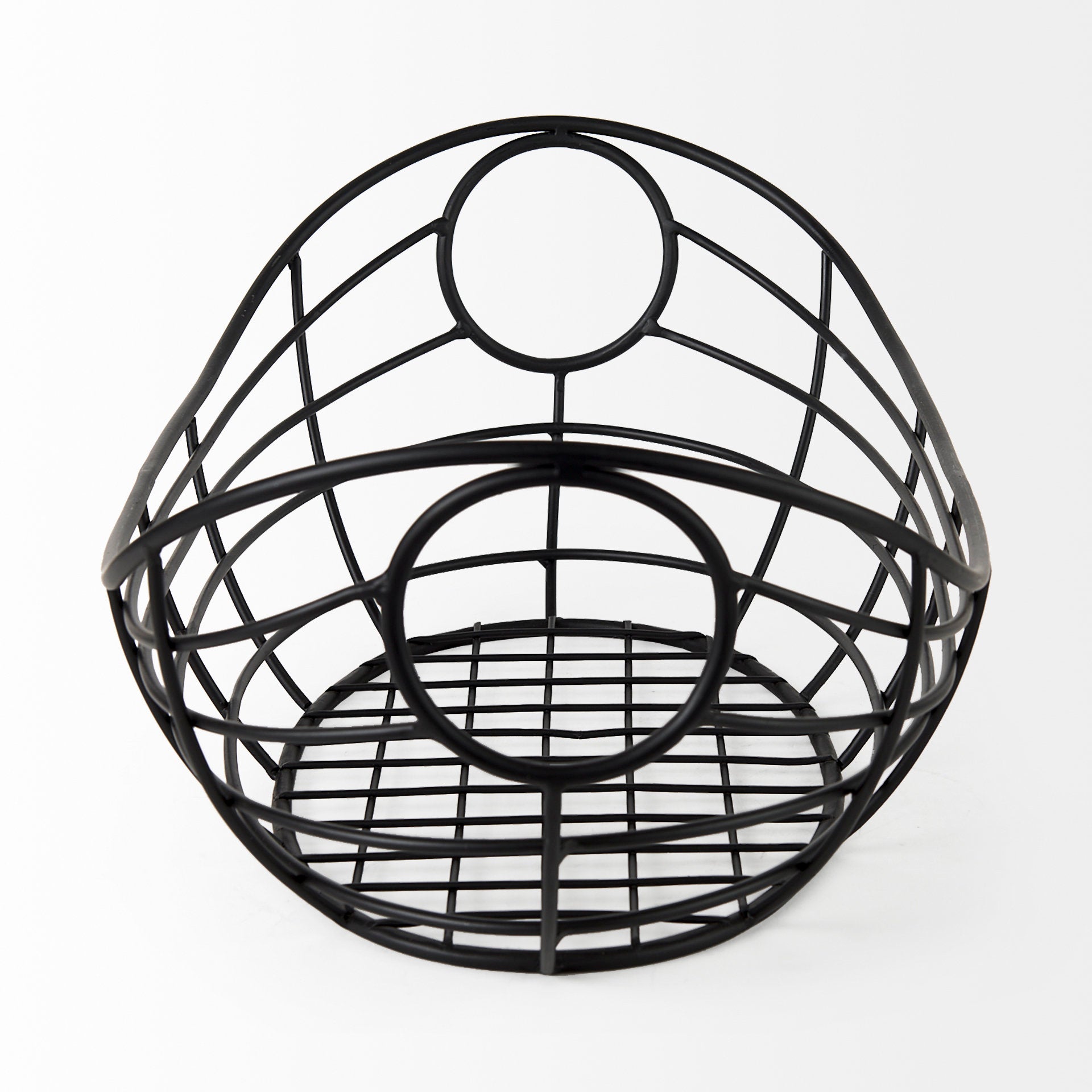 Mateo Black Metal Basket