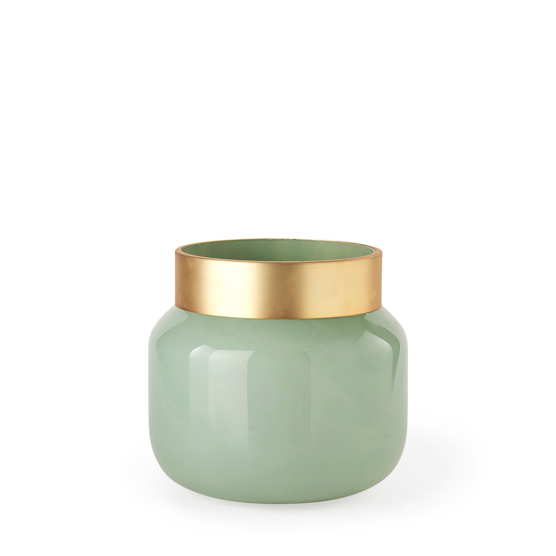 Minty Green Glass with Matte Gold Metal Neck Cuff Vase Vases Mercana 9.6" , Black Friday Sale Mercana Furniture Sale, Old Bones Co, Mid Century Furniture Sale, Four Hands Furniture, Black Friday Sale Minty Green Glass with Matte Gold Metal Neck Cuff Vase,Gus Sale, Perigold Minty Green Glass with Matte Gold Metal Neck Cuff Vase Vases Black Friday Sale , Perigold Sale Minty Green Glass with Matte Gold Metal Neck Cuff Vase,Minty Green Glass with Matte Gold Metal Neck Cuff Vase Lulu and Georgia, Burke Decor Sal