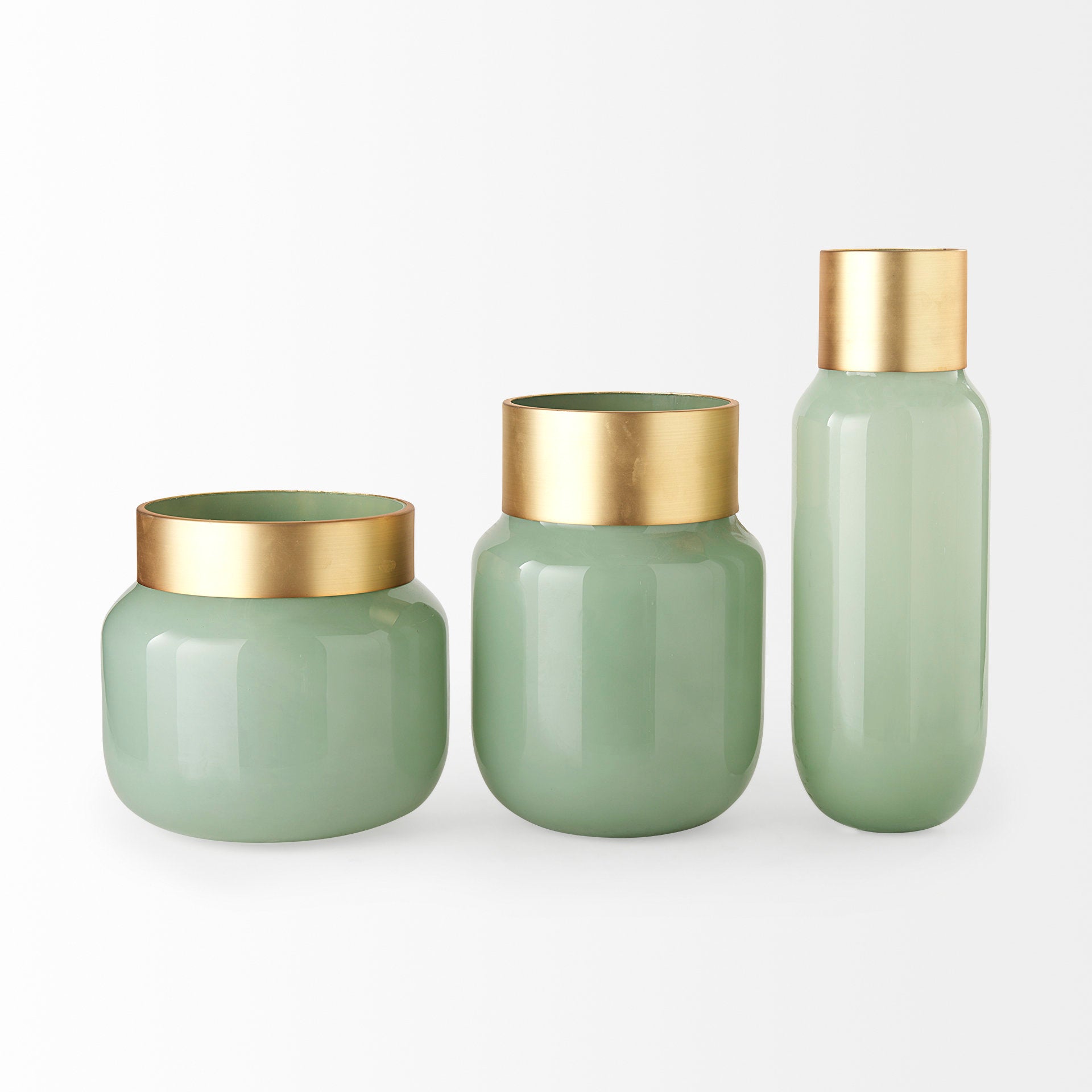 Minty Green Glass with Matte Gold Metal Neck Cuff Vase Vases Mercana , Black Friday Sale Mercana Furniture Sale, Old Bones Co, Mid Century Furniture Sale, Four Hands Furniture, Black Friday Sale Minty Green Glass with Matte Gold Metal Neck Cuff Vase,Gus Sale, Perigold Minty Green Glass with Matte Gold Metal Neck Cuff Vase Vases Black Friday Sale , Perigold Sale Minty Green Glass with Matte Gold Metal Neck Cuff Vase,Minty Green Glass with Matte Gold Metal Neck Cuff Vase Lulu and Georgia, Burke Decor Sale Min