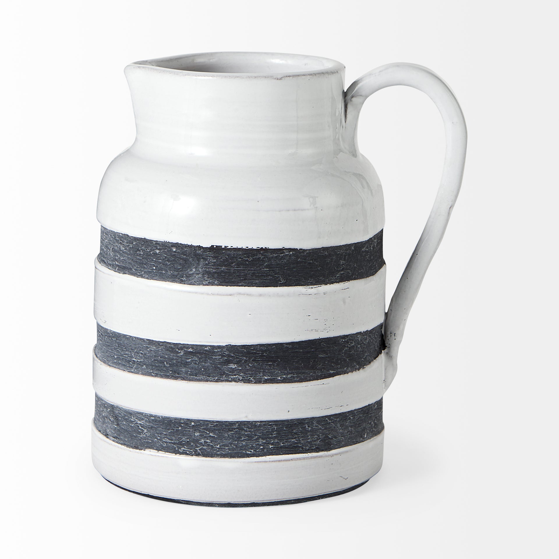 Harmon II Large White with Charcoal Stripes Ceramic Jug Jugs Mercana , Black Friday Sale Mercana Furniture Sale, Old Bones Co, Mid Century Furniture Sale, Four Hands Furniture, Black Friday Sale Harmon II Large White with Charcoal Stripes Ceramic Jug,Gus Sale, Perigold Harmon II Large White with Charcoal Stripes Ceramic Jug Jugs Black Friday Sale , Perigold Sale Harmon II Large White with Charcoal Stripes Ceramic Jug,Harmon II Large White with Charcoal Stripes Ceramic Jug Lulu and Georgia, Burke Decor Sale 