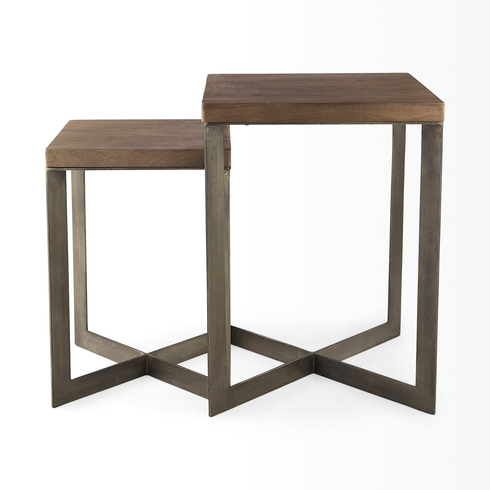 Faye Wood with Metal Base Accent Tables - Set of 2 Side & End Tables Mercana , Black Friday Sale Mercana Furniture Sale, Old Bones Co, Mid Century Furniture Sale, Four Hands Furniture, Black Friday Sale Faye Wood with Metal Base Accent Tables - Set of 2,Gus Sale, Perigold Faye Wood with Metal Base Accent Tables - Set of 2 Side & End Tables Black Friday Sale , Perigold Sale Faye Wood with Metal Base Accent Tables - Set of 2,Faye Wood with Metal Base Accent Tables - Set of 2 Lulu and Georgia, Burke Decor Sale