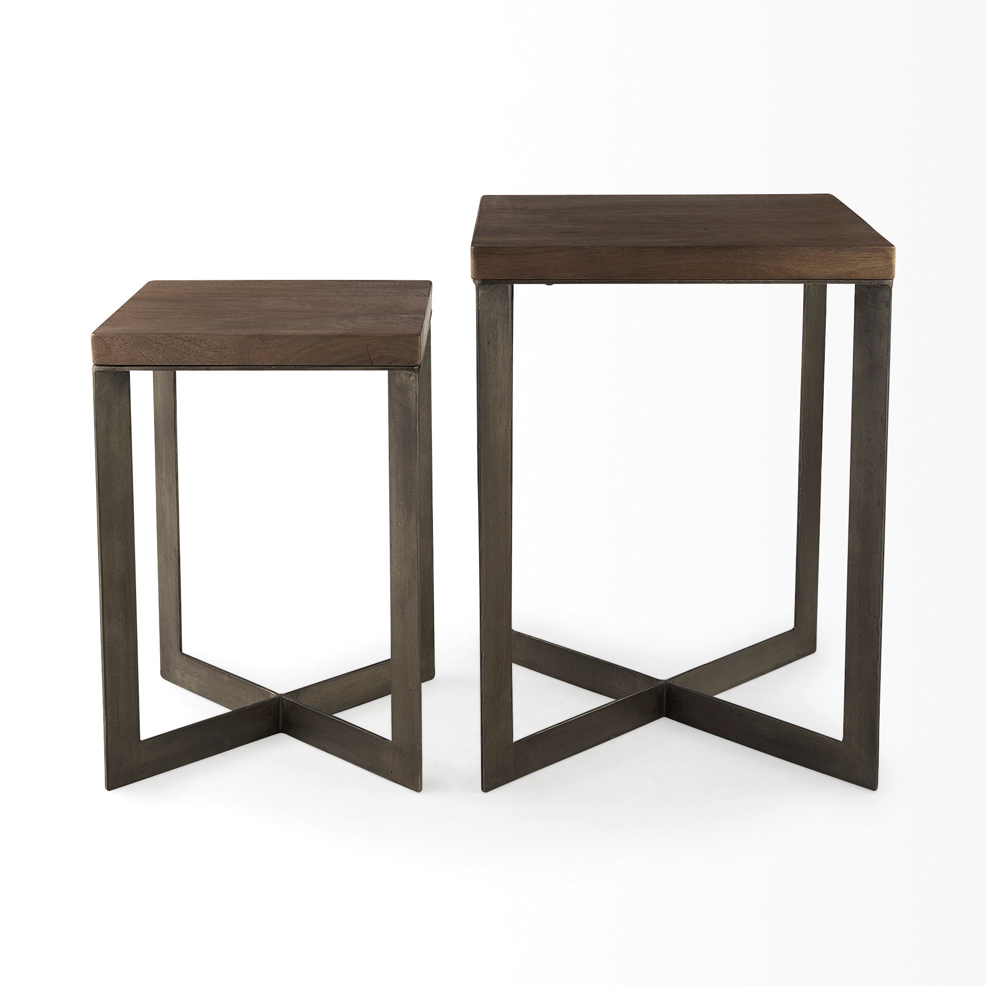 Faye Wood with Metal Base Accent Tables - Set of 2 Side & End Tables Mercana , Black Friday Sale Mercana Furniture Sale, Old Bones Co, Mid Century Furniture Sale, Four Hands Furniture, Black Friday Sale Faye Wood with Metal Base Accent Tables - Set of 2,Gus Sale, Perigold Faye Wood with Metal Base Accent Tables - Set of 2 Side & End Tables Black Friday Sale , Perigold Sale Faye Wood with Metal Base Accent Tables - Set of 2,Faye Wood with Metal Base Accent Tables - Set of 2 Lulu and Georgia, Burke Decor Sale