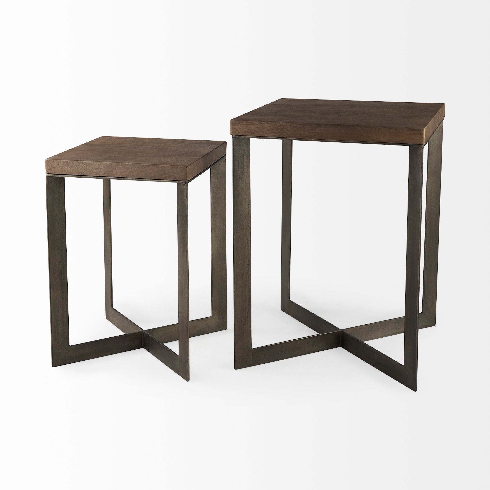 Faye Wood with Metal Base Accent Tables - Set of 2 Side & End Tables Mercana , Black Friday Sale Mercana Furniture Sale, Old Bones Co, Mid Century Furniture Sale, Four Hands Furniture, Black Friday Sale Faye Wood with Metal Base Accent Tables - Set of 2,Gus Sale, Perigold Faye Wood with Metal Base Accent Tables - Set of 2 Side & End Tables Black Friday Sale , Perigold Sale Faye Wood with Metal Base Accent Tables - Set of 2,Faye Wood with Metal Base Accent Tables - Set of 2 Lulu and Georgia, Burke Decor Sale