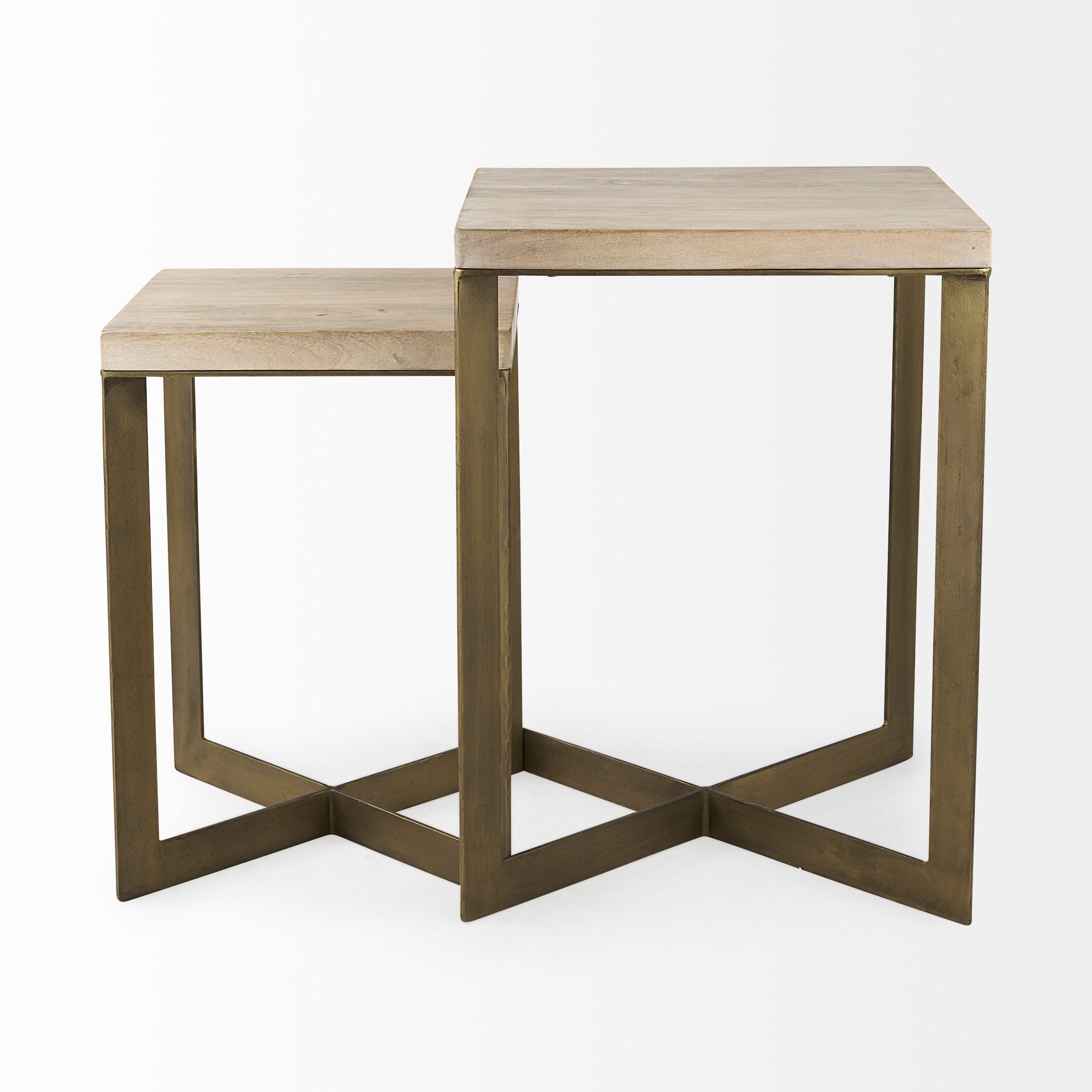 Faye Wood with Metal Base Accent Tables - Set of 2 Side & End Tables Mercana , Black Friday Sale Mercana Furniture Sale, Old Bones Co, Mid Century Furniture Sale, Four Hands Furniture, Black Friday Sale Faye Wood with Metal Base Accent Tables - Set of 2,Gus Sale, Perigold Faye Wood with Metal Base Accent Tables - Set of 2 Side & End Tables Black Friday Sale , Perigold Sale Faye Wood with Metal Base Accent Tables - Set of 2,Faye Wood with Metal Base Accent Tables - Set of 2 Lulu and Georgia, Burke Decor Sale