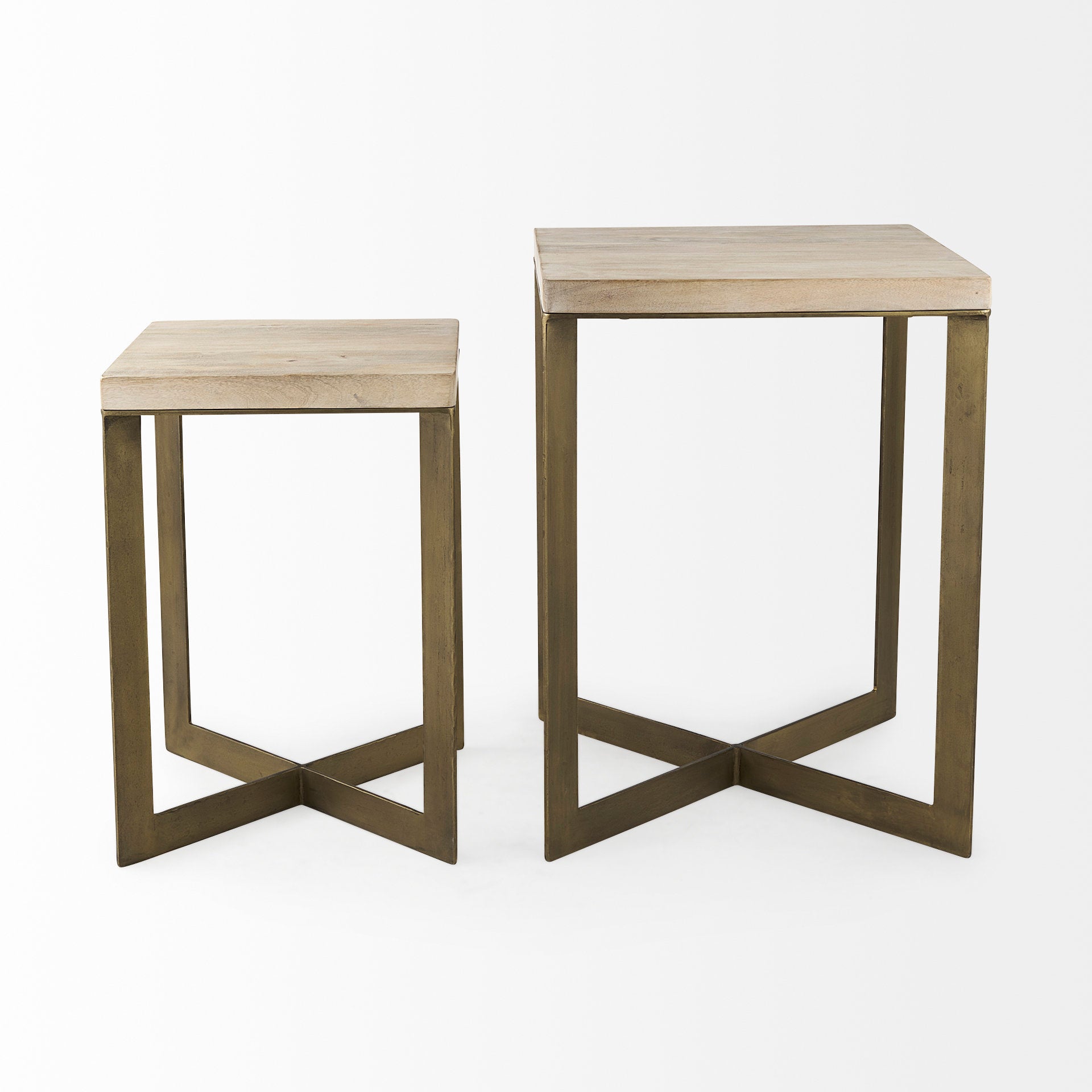 Faye Wood with Metal Base Accent Tables - Set of 2 Side & End Tables Mercana , Black Friday Sale Mercana Furniture Sale, Old Bones Co, Mid Century Furniture Sale, Four Hands Furniture, Black Friday Sale Faye Wood with Metal Base Accent Tables - Set of 2,Gus Sale, Perigold Faye Wood with Metal Base Accent Tables - Set of 2 Side & End Tables Black Friday Sale , Perigold Sale Faye Wood with Metal Base Accent Tables - Set of 2,Faye Wood with Metal Base Accent Tables - Set of 2 Lulu and Georgia, Burke Decor Sale