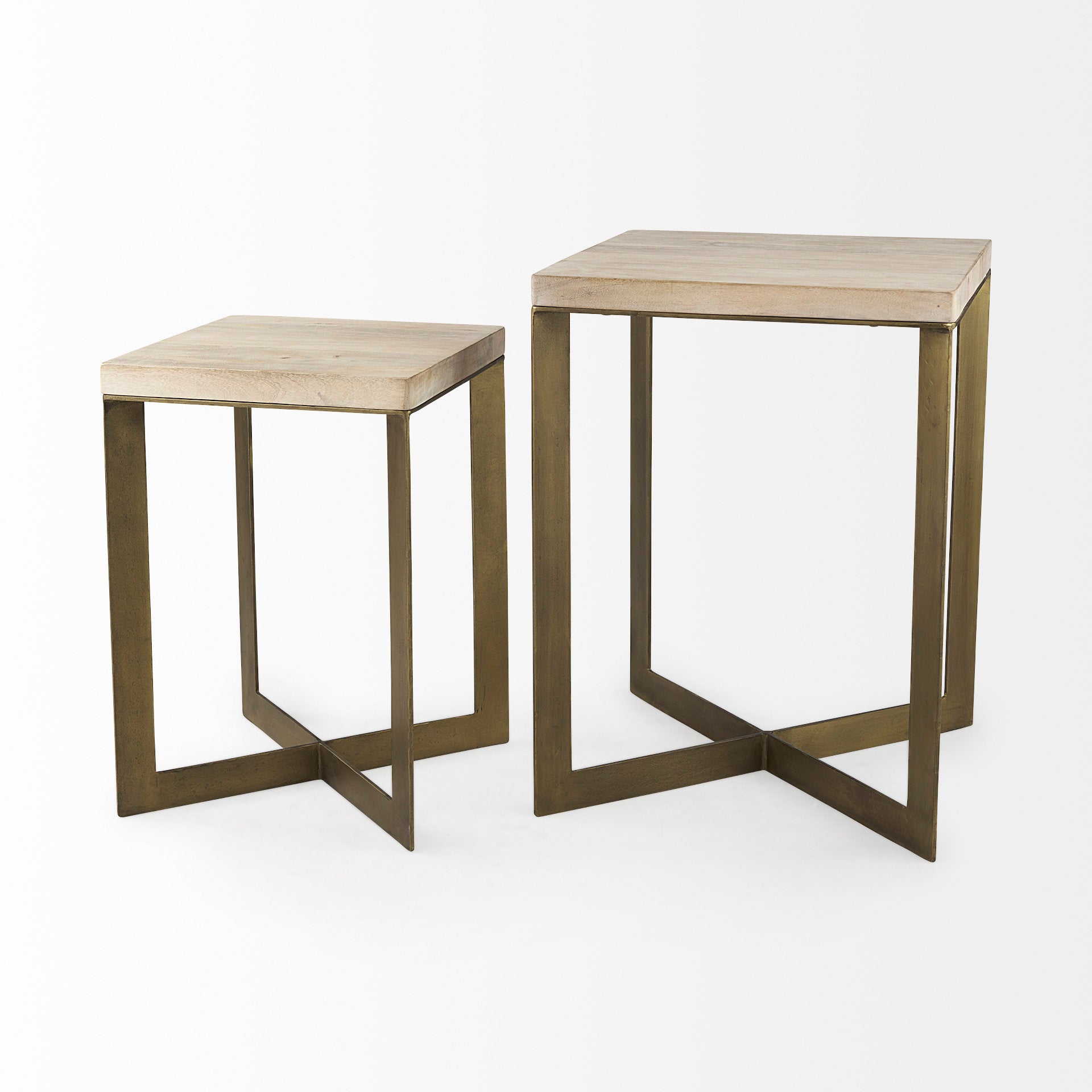 Faye Wood with Metal Base Accent Tables - Set of 2 Side & End Tables Mercana , Black Friday Sale Mercana Furniture Sale, Old Bones Co, Mid Century Furniture Sale, Four Hands Furniture, Black Friday Sale Faye Wood with Metal Base Accent Tables - Set of 2,Gus Sale, Perigold Faye Wood with Metal Base Accent Tables - Set of 2 Side & End Tables Black Friday Sale , Perigold Sale Faye Wood with Metal Base Accent Tables - Set of 2,Faye Wood with Metal Base Accent Tables - Set of 2 Lulu and Georgia, Burke Decor Sale