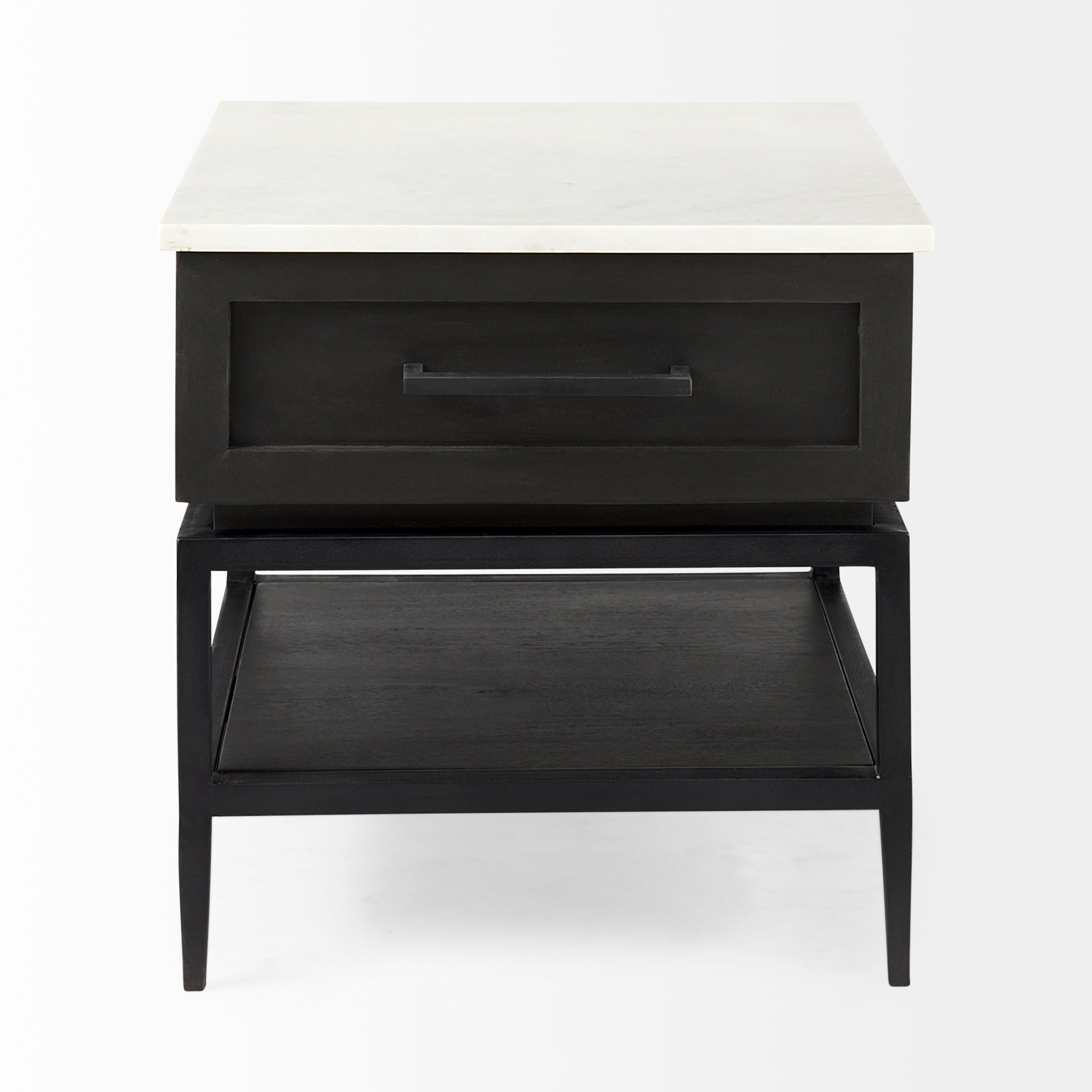 Divina Black-Brown Wood with White Marble Top and Black Metal Base 1-Drawer Side Table Side & End Tables Mercana , Black Friday Sale Mercana Furniture Sale, Old Bones Co, Mid Century Furniture Sale, Four Hands Furniture, Black Friday Sale Divina Black-Brown Wood with White Marble Top and Black Metal Base 1-Drawer Side Table,Gus Sale, Perigold Divina Black-Brown Wood with White Marble Top and Black Metal Base 1-Drawer Side Table Side & End Tables Black Friday Sale , Perigold Sale Divina Black-Brown Wood with