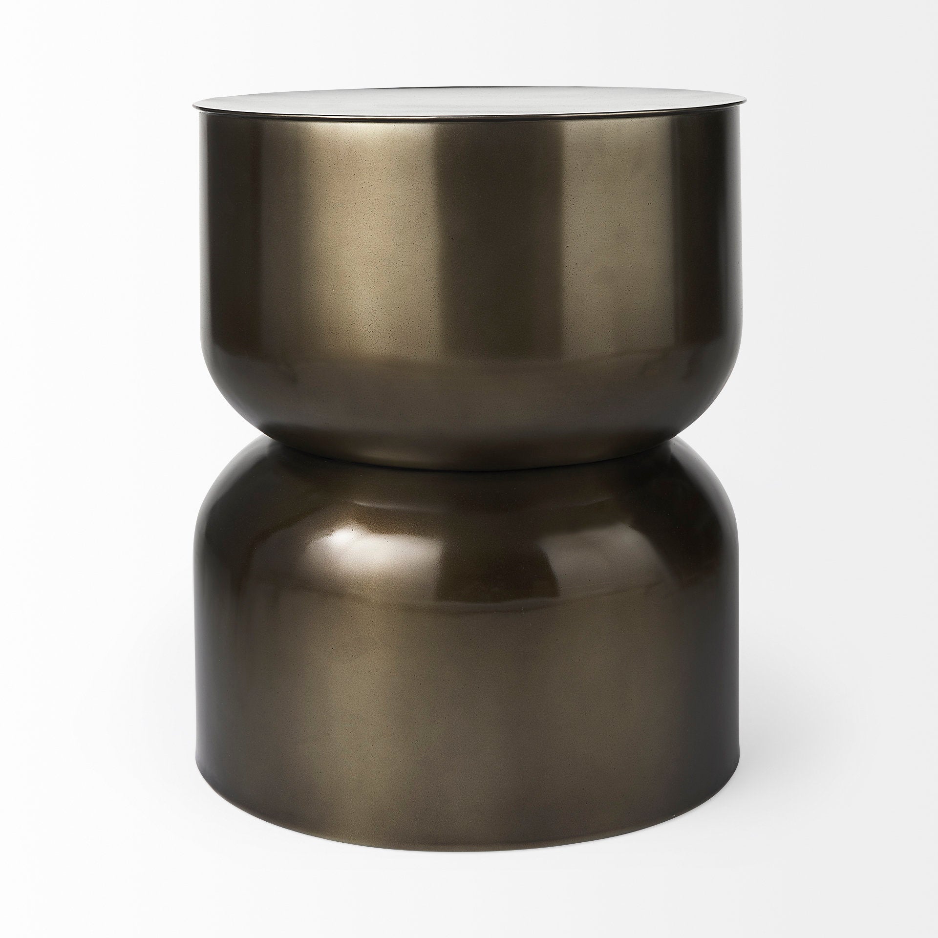Catriona Gold Accent Hourglass Table