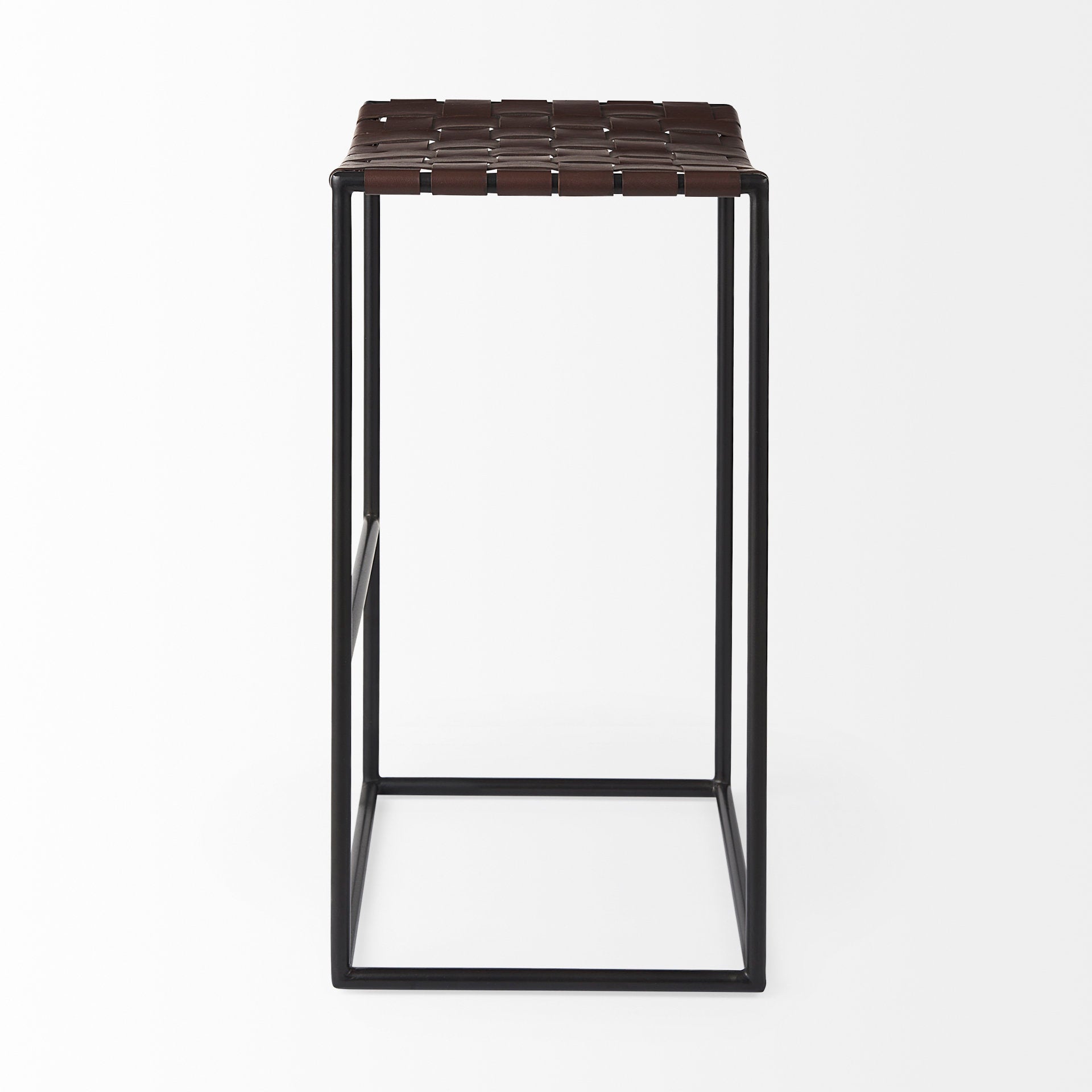 Clarissa Leather Seat with Metal Frame Bar Stool