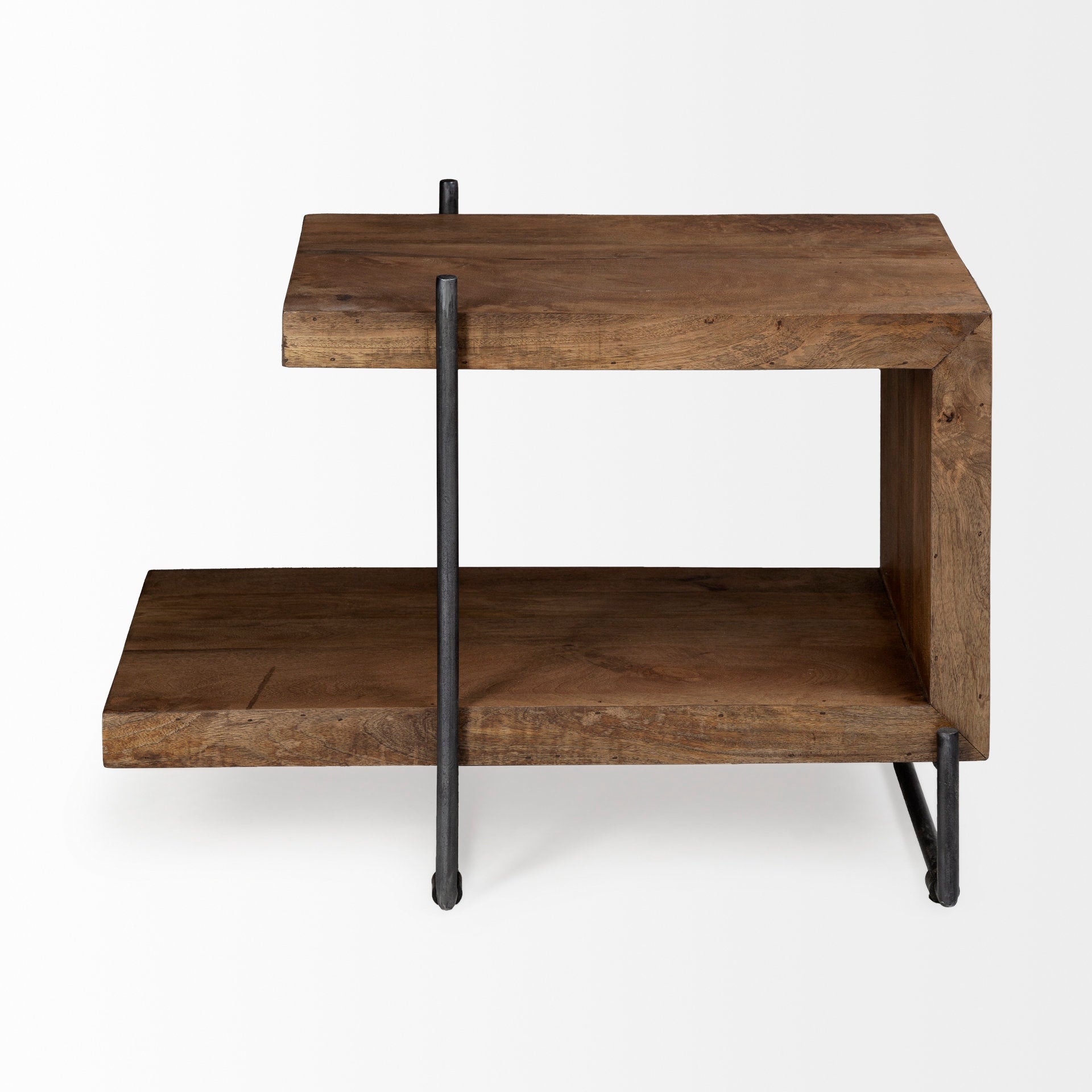 Maddox Medium Brown Wood with Black Metal U-shaped End/Side Table Side & End Tables Mercana , Black Friday Sale Mercana Furniture Sale, Old Bones Co, Mid Century Furniture Sale, Four Hands Furniture, Black Friday Sale Maddox Medium Brown Wood with Black Metal U-shaped End/Side Table,Gus Sale, Perigold Maddox Medium Brown Wood with Black Metal U-shaped End/Side Table Side & End Tables Black Friday Sale , Perigold Sale Maddox Medium Brown Wood with Black Metal U-shaped End/Side Table,Maddox Medium Brown Wood 