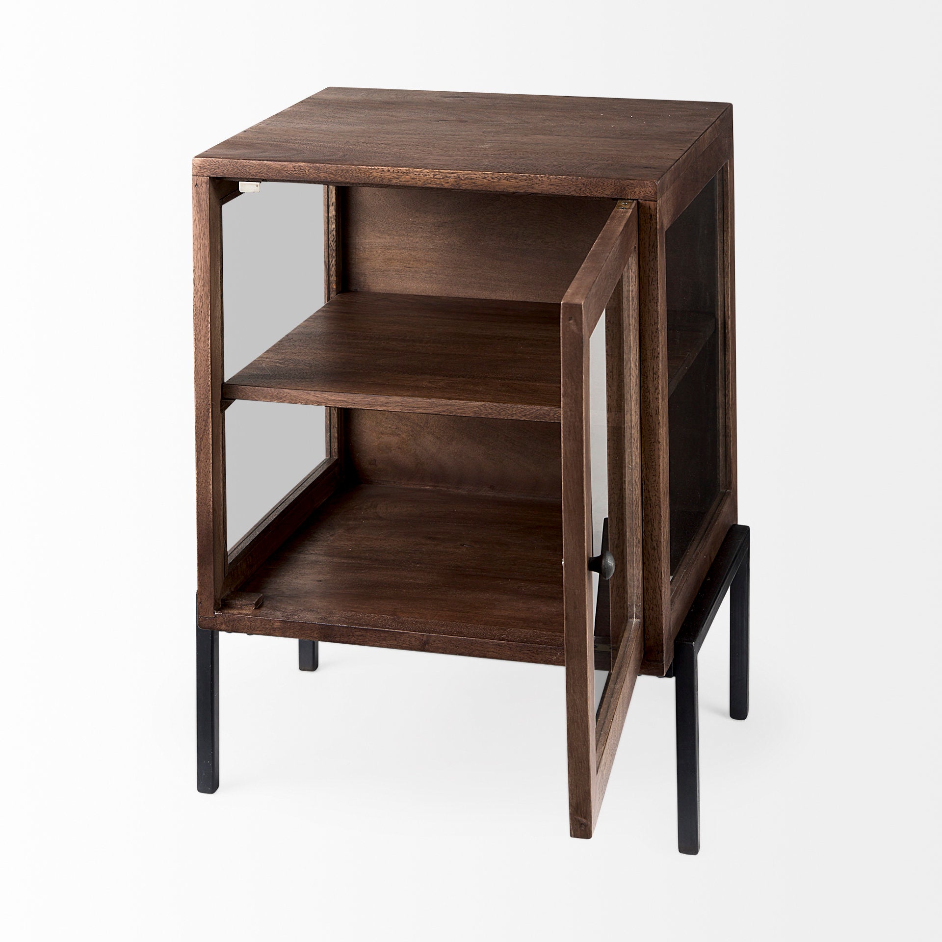 Arelius Wood with Black Metal Frame End/Side Table Side & End Tables Mercana , Black Friday Sale Mercana Furniture Sale, Old Bones Co, Mid Century Furniture Sale, Four Hands Furniture, Black Friday Sale Arelius Wood with Black Metal Frame End/Side Table,Gus Sale, Perigold Arelius Wood with Black Metal Frame End/Side Table Side & End Tables Black Friday Sale , Perigold Sale Arelius Wood with Black Metal Frame End/Side Table,Arelius Wood with Black Metal Frame End/Side Table Lulu and Georgia, Burke Decor Sale