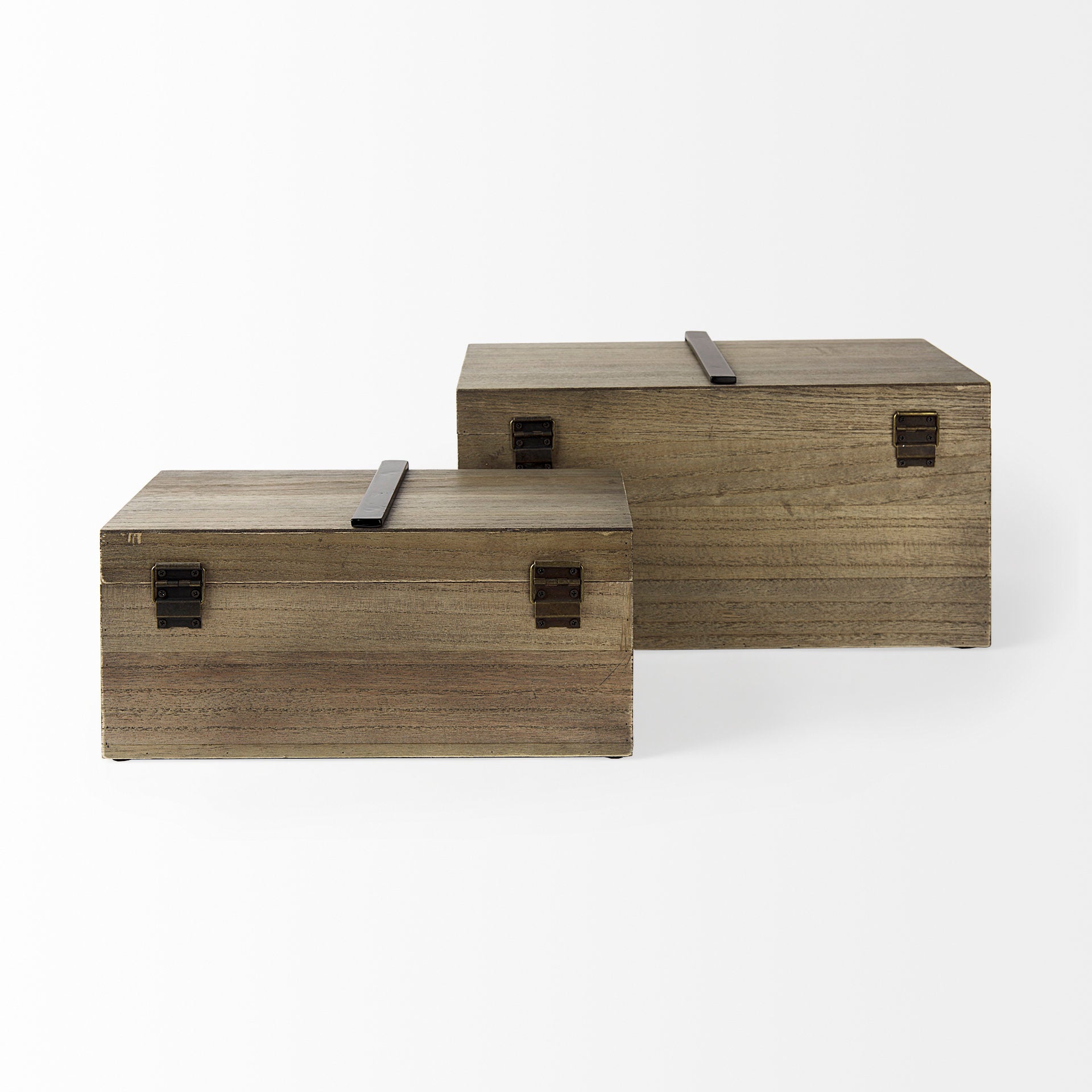 Josh Light Brown Wood with Metal Detail Boxes - Set of 2 Decorative Box Mercana , Black Friday Sale Mercana Furniture Sale, Old Bones Co, Mid Century Furniture Sale, Four Hands Furniture, Black Friday Sale Josh Light Brown Wood with Metal Detail Boxes - Set of 2,Gus Sale, Perigold Josh Light Brown Wood with Metal Detail Boxes - Set of 2 Decorative Box Black Friday Sale , Perigold Sale Josh Light Brown Wood with Metal Detail Boxes - Set of 2,Josh Light Brown Wood with Metal Detail Boxes - Set of 2 Lulu and G