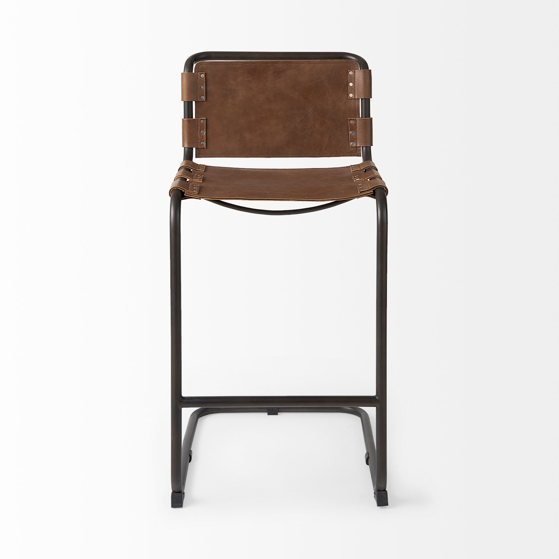 Berbick 43"H Iron Frame Bar Stool