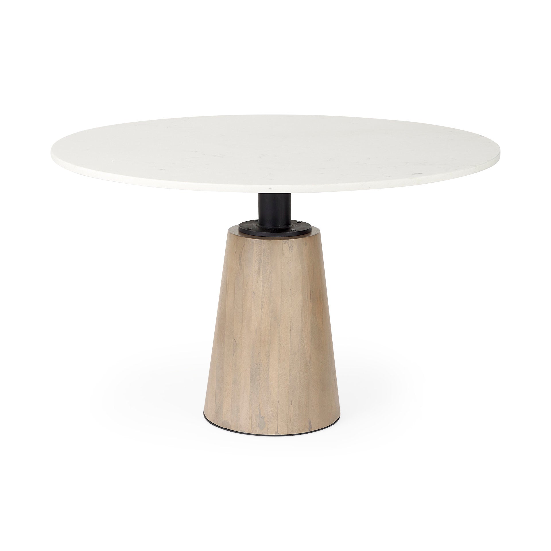 Maxwell Round White Marble Top with Black Metal and Wood Pedestal Base Dining Table Dining Tables Mercana Brown , Black Friday Sale Mercana Furniture Sale, Old Bones Co, Mid Century Furniture Sale, Four Hands Furniture, Black Friday Sale Maxwell Round White Marble Top with Black Metal and Wood Pedestal Base Dining Table,Gus Sale, Perigold Maxwell Round White Marble Top with Black Metal and Wood Pedestal Base Dining Table Dining Tables Black Friday Sale , Perigold Sale Maxwell Round White Marble Top with Bla