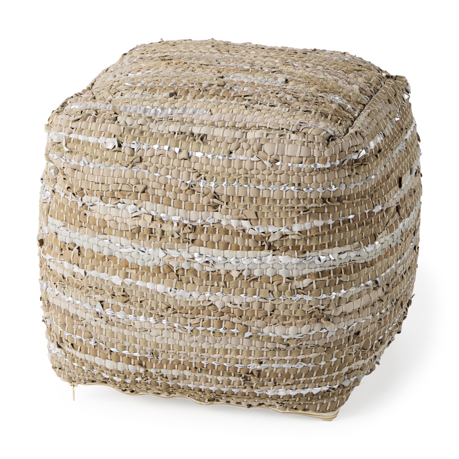 Aadhya Leather and Cotton Pouf Poufs Mercana , Black Friday Sale Mercana Furniture Sale, Old Bones Co, Mid Century Furniture Sale, Four Hands Furniture, Black Friday Sale Aadhya Leather and Cotton Pouf,Gus Sale, Perigold Aadhya Leather and Cotton Pouf Poufs Black Friday Sale , Perigold Sale Aadhya Leather and Cotton Pouf,Aadhya Leather and Cotton Pouf Lulu and Georgia, Burke Decor Sale Aadhya Leather and Cotton Pouf, www.oldbonesco.com