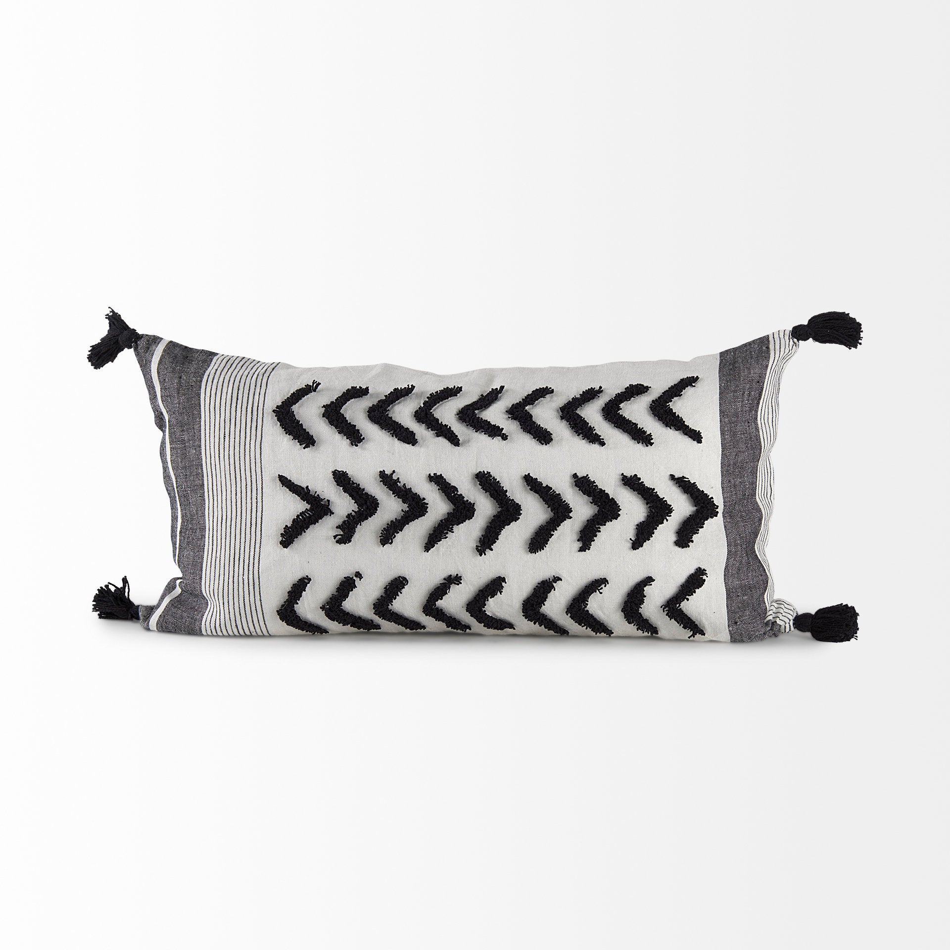 Kimia White and Black Fabric Herringbone and Fringed Decorative Pillow Cover Accent Pillow Covers Mercana , Black Friday Sale Mercana Furniture Sale, Old Bones Co, Mid Century Furniture Sale, Four Hands Furniture, Black Friday Sale Kimia White and Black Fabric Herringbone and Fringed Decorative Pillow Cover,Gus Sale, Perigold Kimia White and Black Fabric Herringbone and Fringed Decorative Pillow Cover Accent Pillow Covers Black Friday Sale , Perigold Sale Kimia White and Black Fabric Herringbone and Fringed
