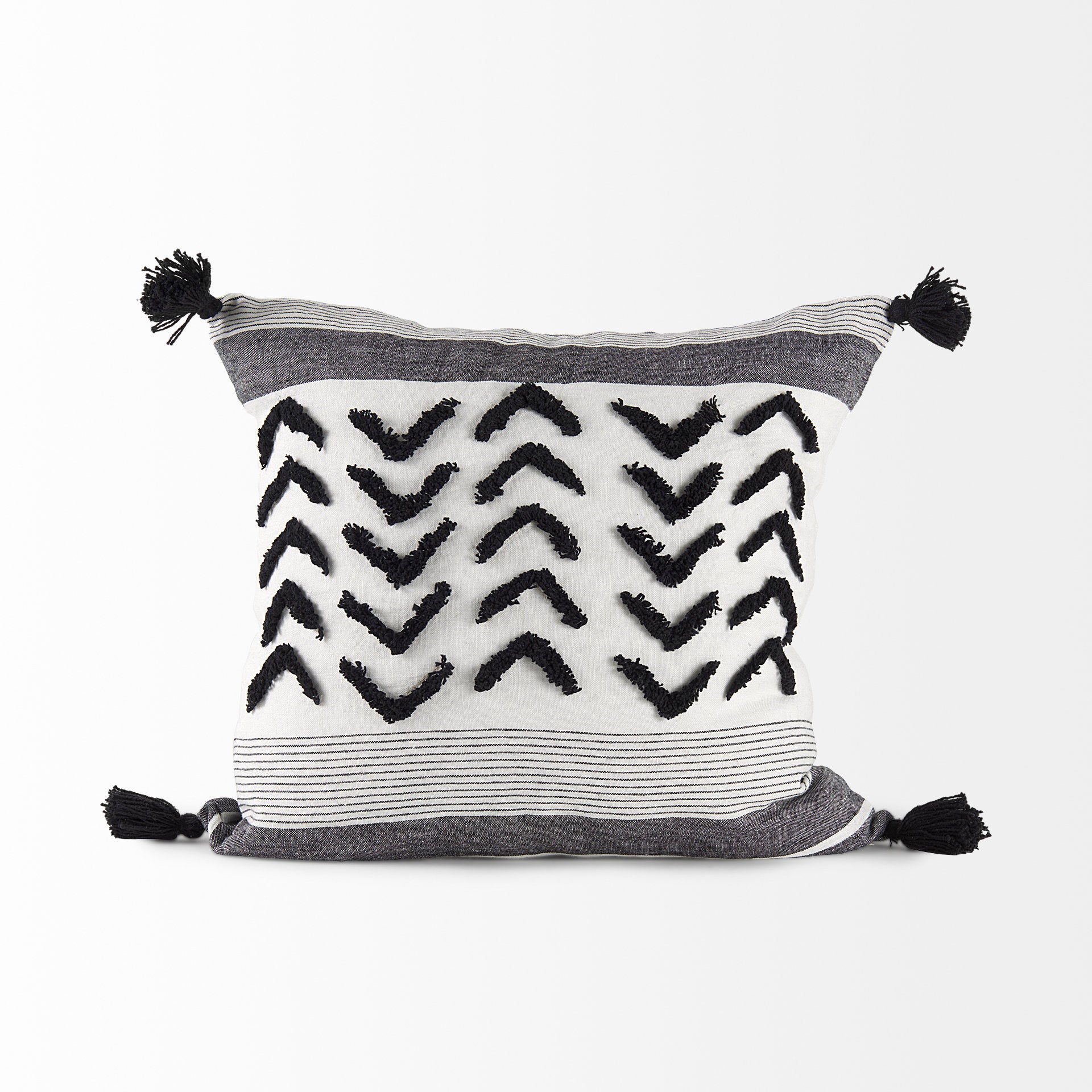 Kimia White and Black Fabric Herringbone and Fringed Decorative Pillow Cover Accent Pillow Covers Mercana , Black Friday Sale Mercana Furniture Sale, Old Bones Co, Mid Century Furniture Sale, Four Hands Furniture, Black Friday Sale Kimia White and Black Fabric Herringbone and Fringed Decorative Pillow Cover,Gus Sale, Perigold Kimia White and Black Fabric Herringbone and Fringed Decorative Pillow Cover Accent Pillow Covers Black Friday Sale , Perigold Sale Kimia White and Black Fabric Herringbone and Fringed