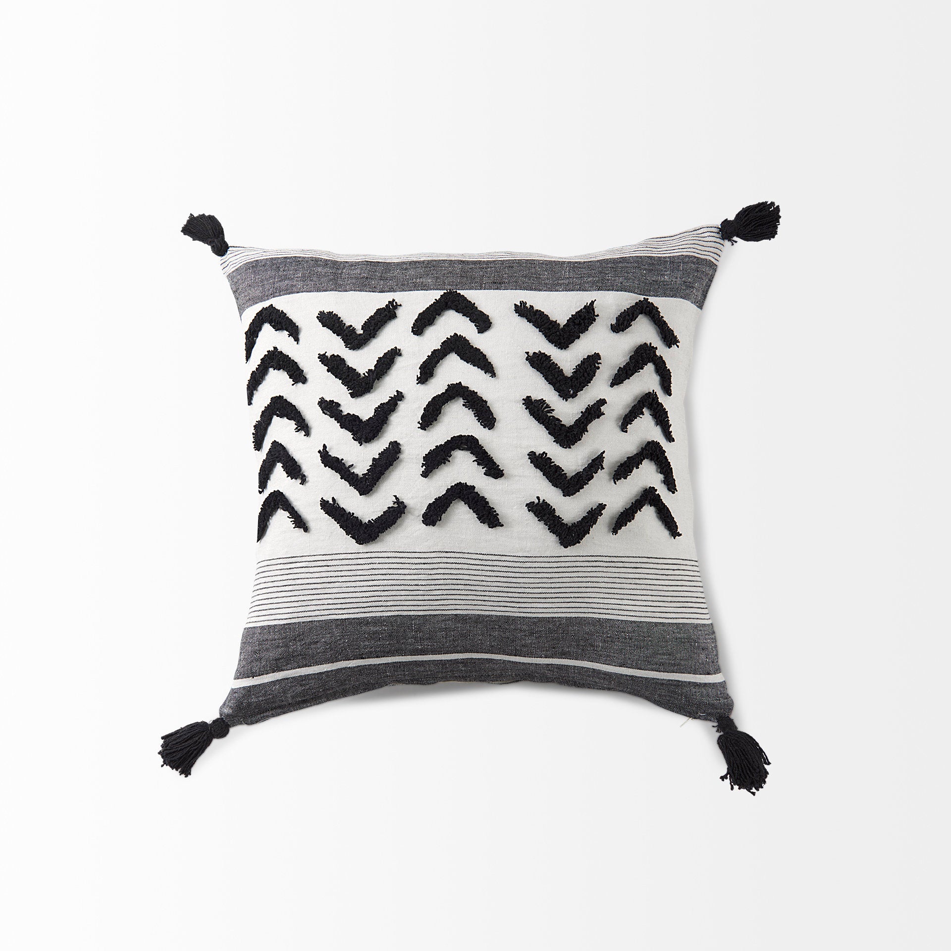 Kimia White and Black Fabric Herringbone and Fringed Decorative Pillow Cover Accent Pillow Covers Mercana , Black Friday Sale Mercana Furniture Sale, Old Bones Co, Mid Century Furniture Sale, Four Hands Furniture, Black Friday Sale Kimia White and Black Fabric Herringbone and Fringed Decorative Pillow Cover,Gus Sale, Perigold Kimia White and Black Fabric Herringbone and Fringed Decorative Pillow Cover Accent Pillow Covers Black Friday Sale , Perigold Sale Kimia White and Black Fabric Herringbone and Fringed